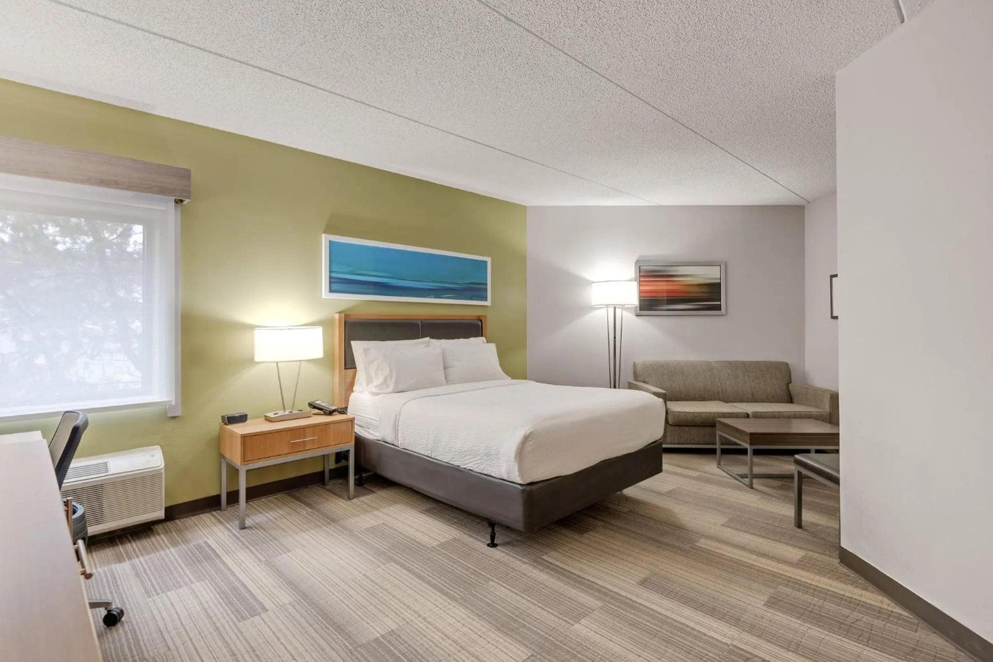 Queen Room with Single Sofa Bed and Tub - Mobility Accessible  in Holiday Inn Express Hershey-Harrisburg Area by IHG