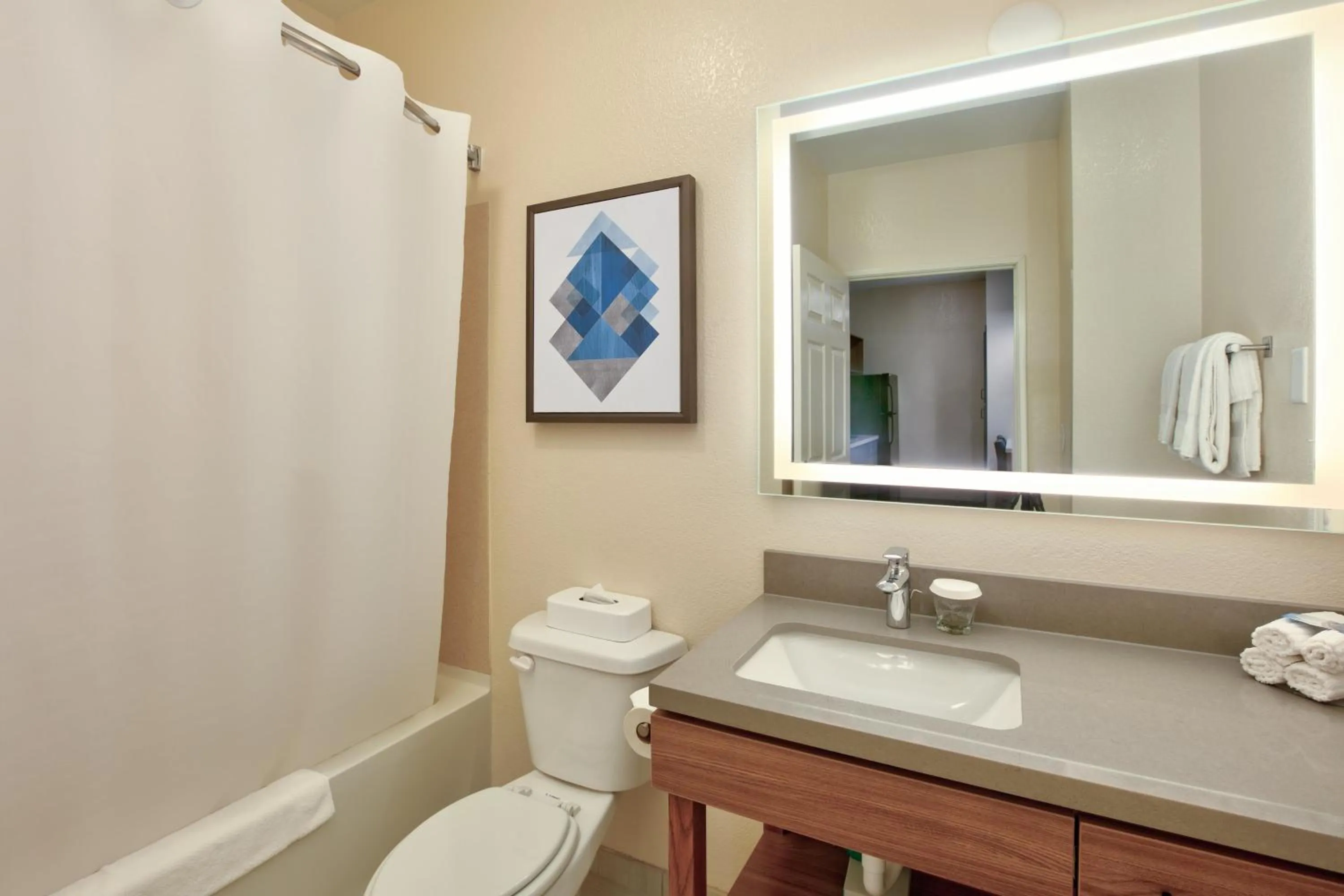 One Queen Bed Balcony Studio Suite - Non-Smoking in Candlewood Suites Idaho Falls by IHG