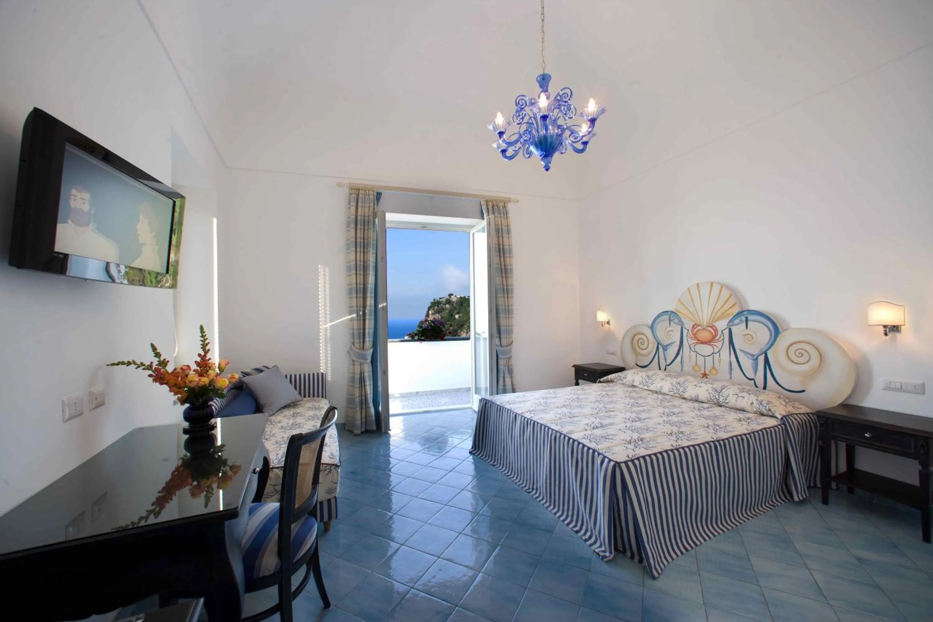 Quadruple Room with Sea View in Palazzo Marzoli charme Resort - Small Luxury Hotel