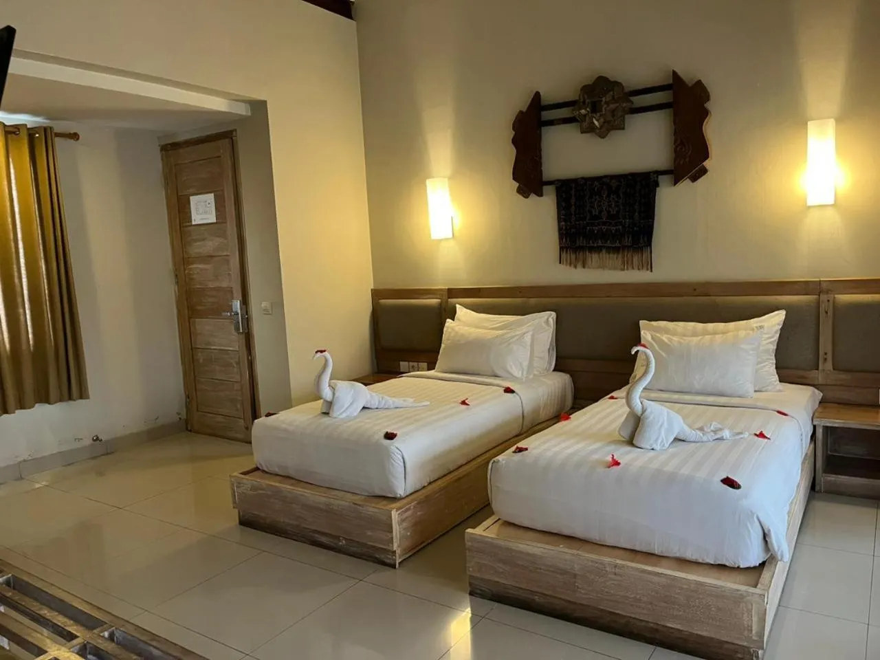 Double or Twin Room with Garden View in Tetirah Boutique Hotel