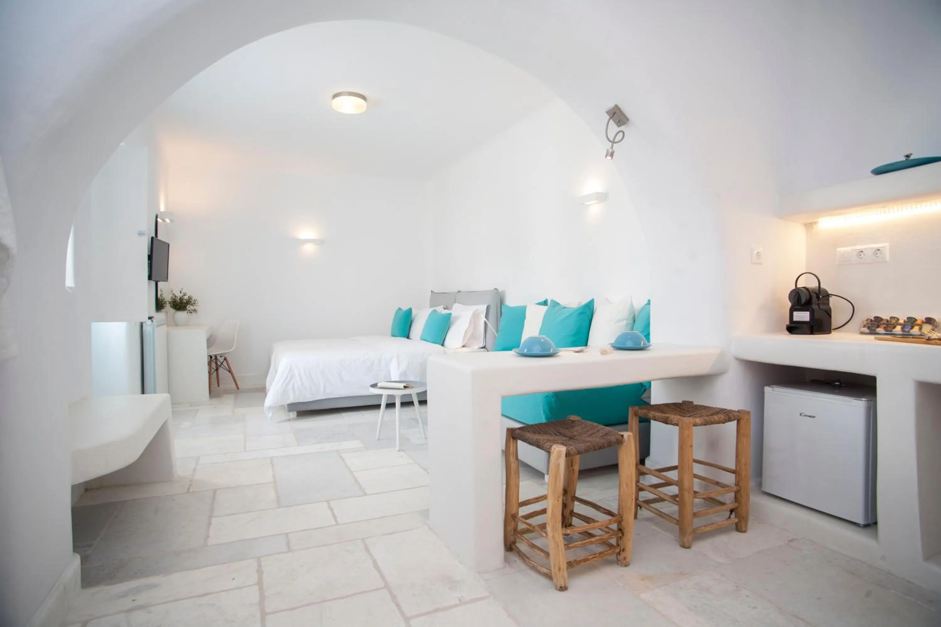 Apartment with Garden View in Mykonos Moussa