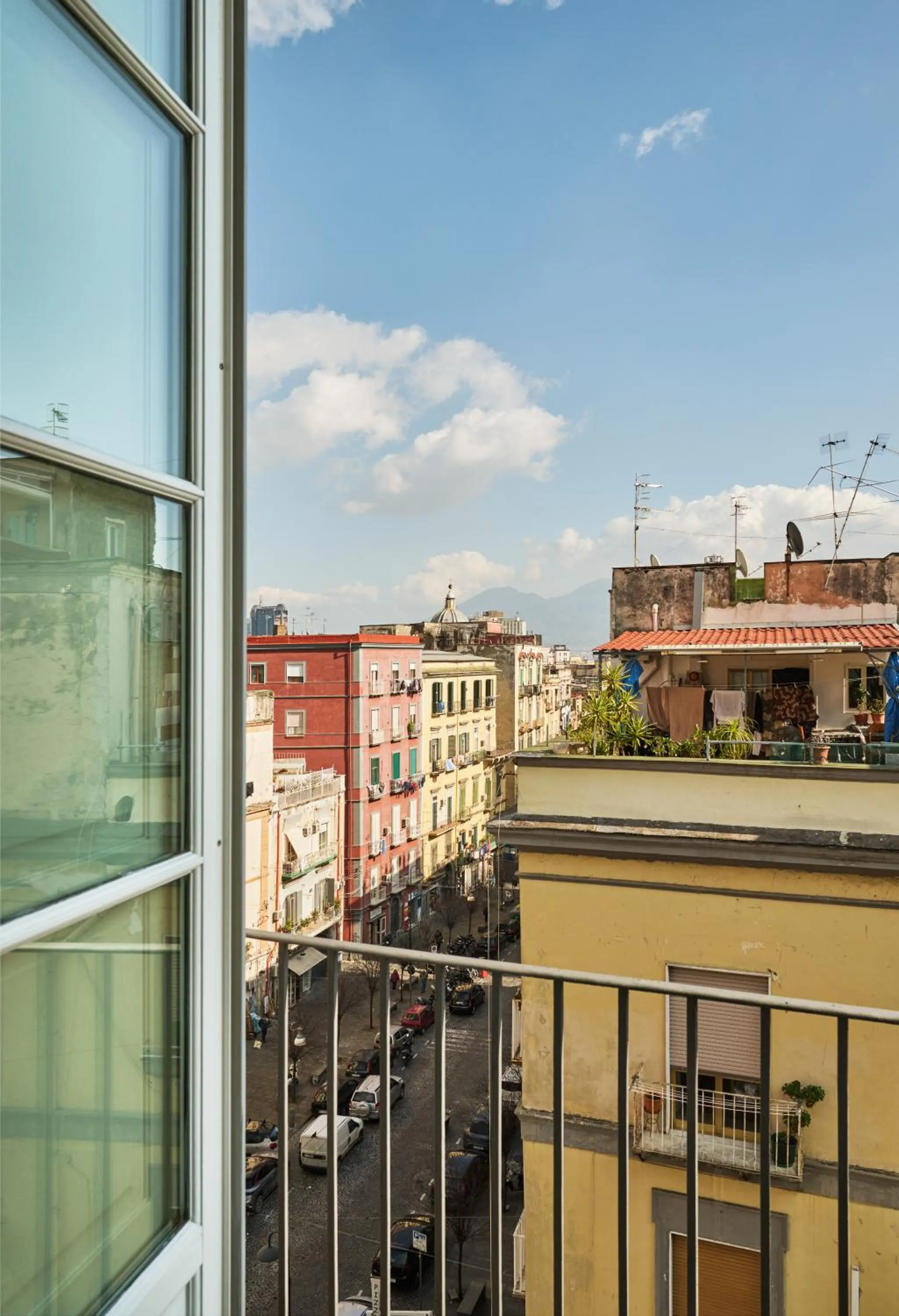 Queen Guest Room with Terrace in Palazzo Caracciolo Naples
