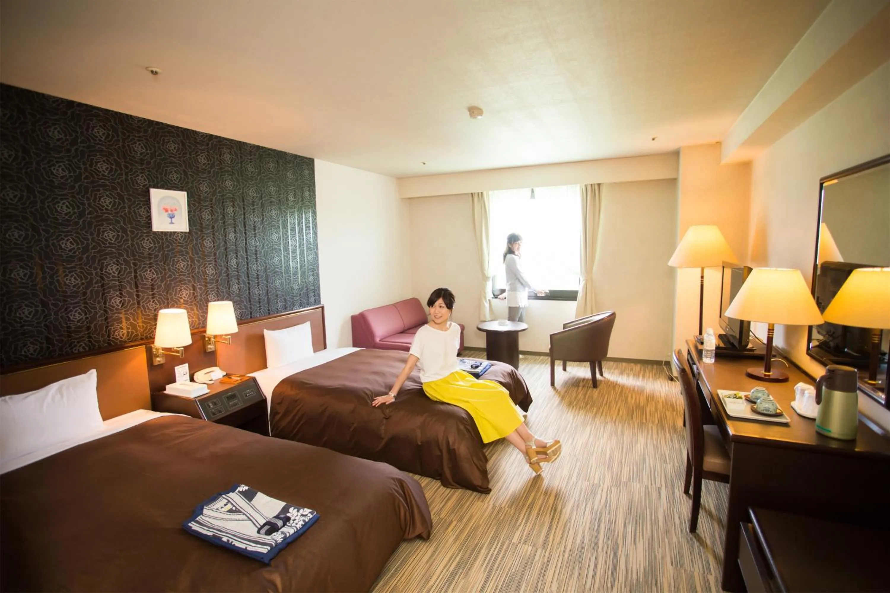 Twin Room - single occupancy - Non-Smoking in Hotel Green Hill Kagoshima