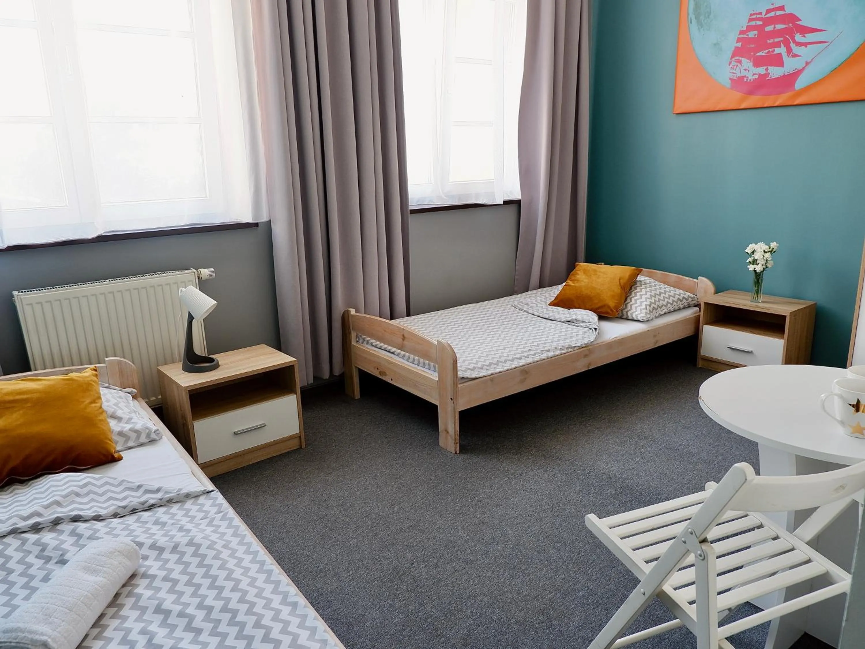 Twin Room with Bathroom in Moon Hostel Gdańsk