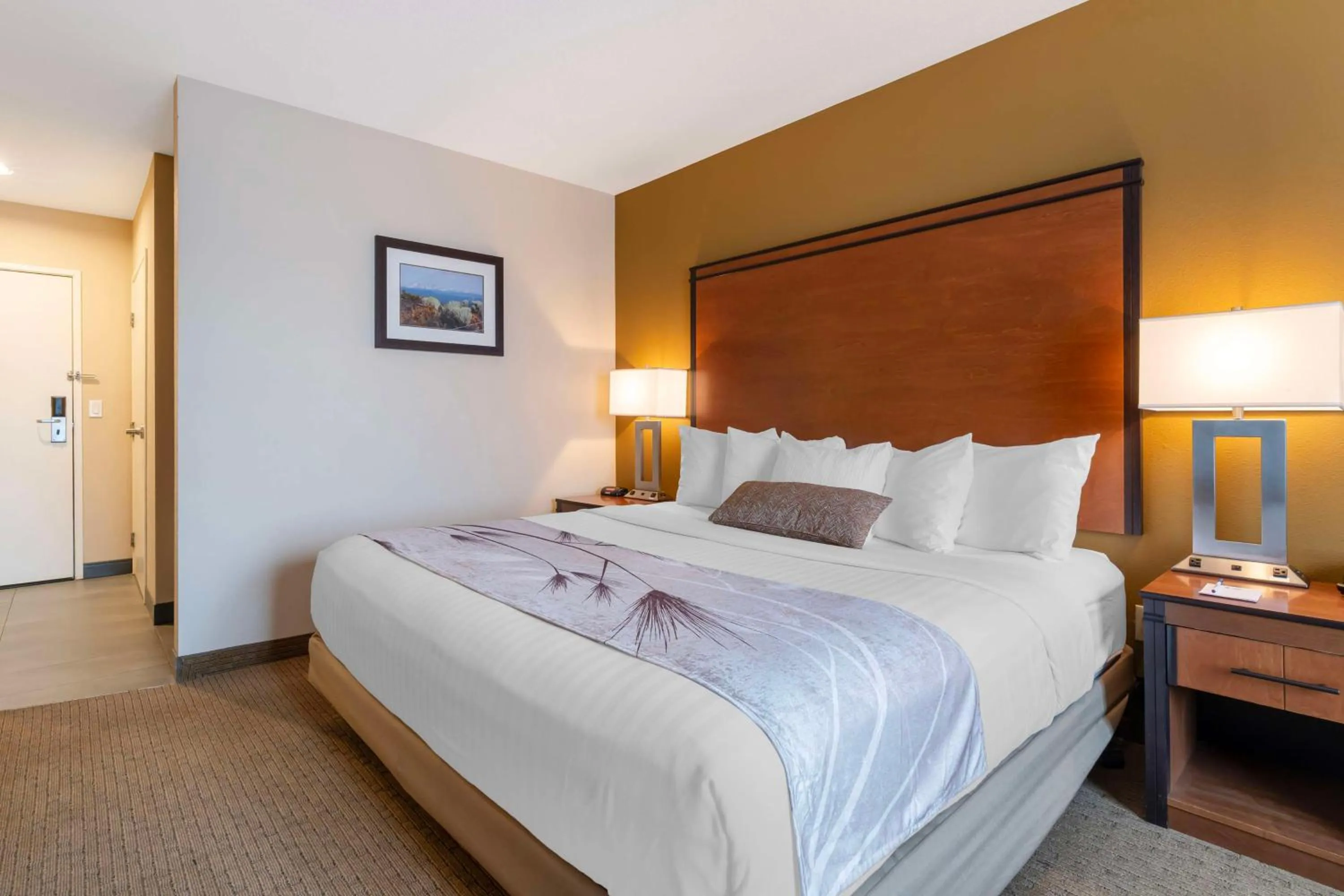 King Room with Mobility Accessible Roll-In Shower in Best Western Bend North