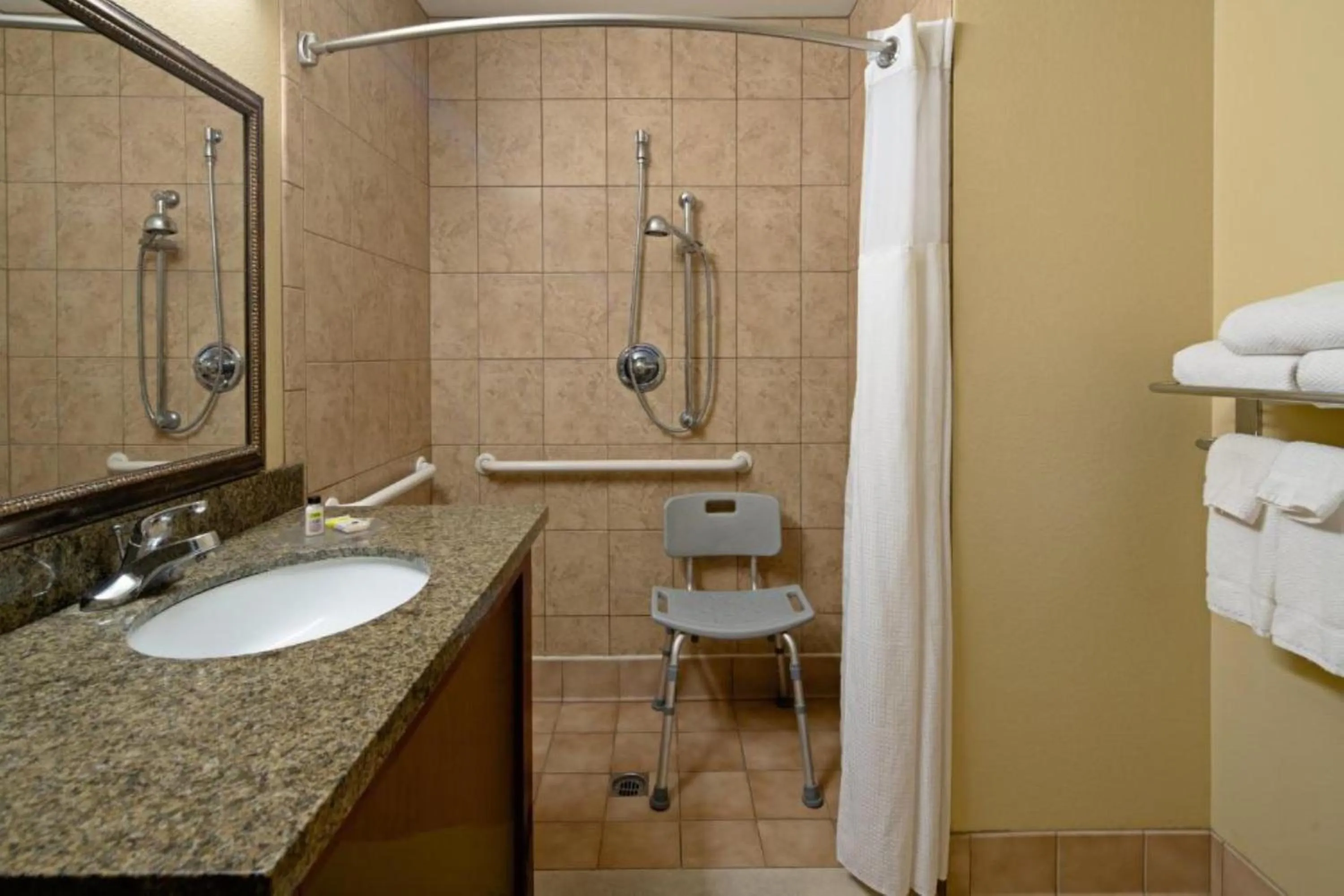 One-Bedroom King Suite with Mobility Accessible Roll-In Shower in Staybridge Suites Palmdale by IHG