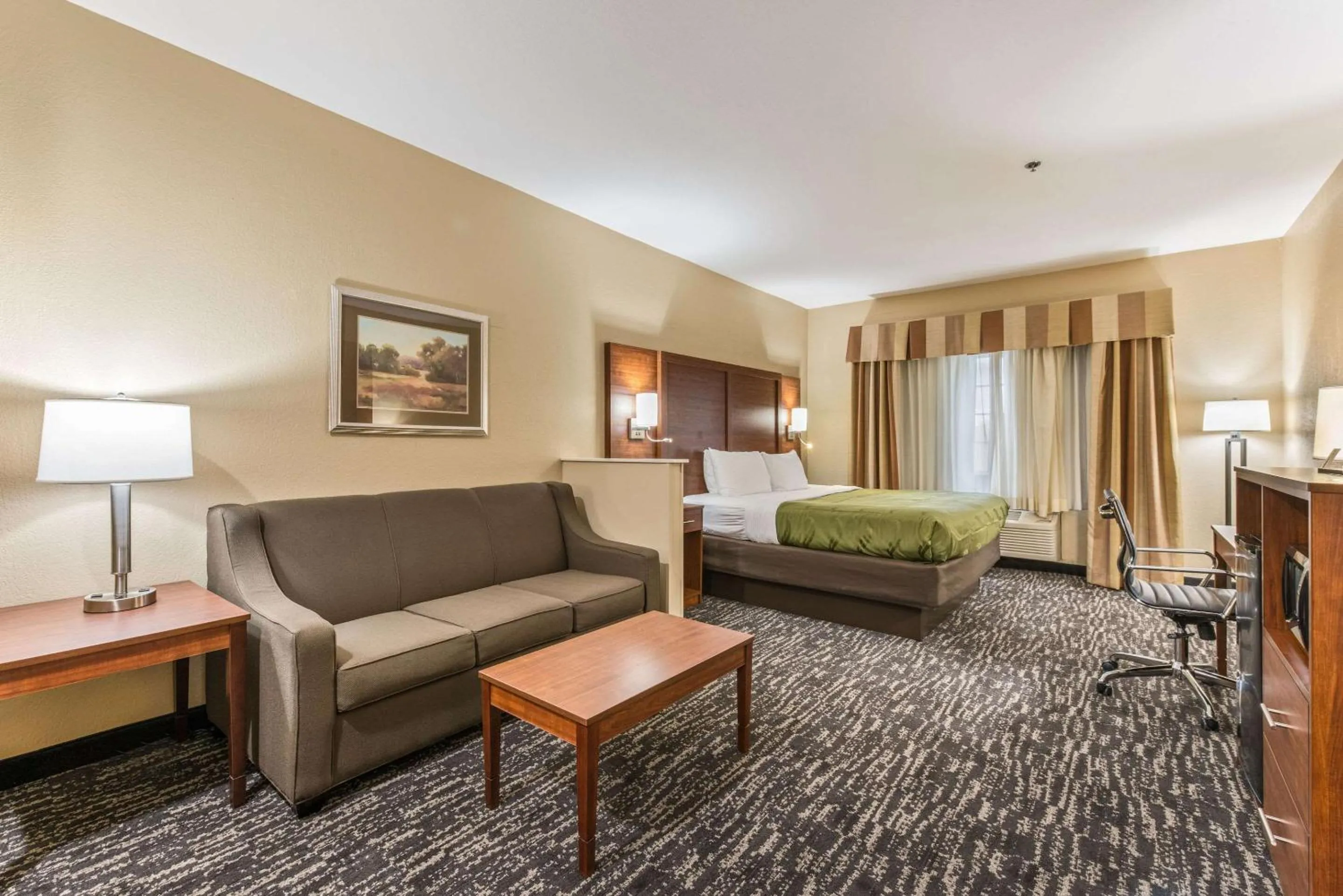 King Suite with Sofa Bed - Non-Smoking in Quality Inn & Suites Hendersonville - Flat Rock