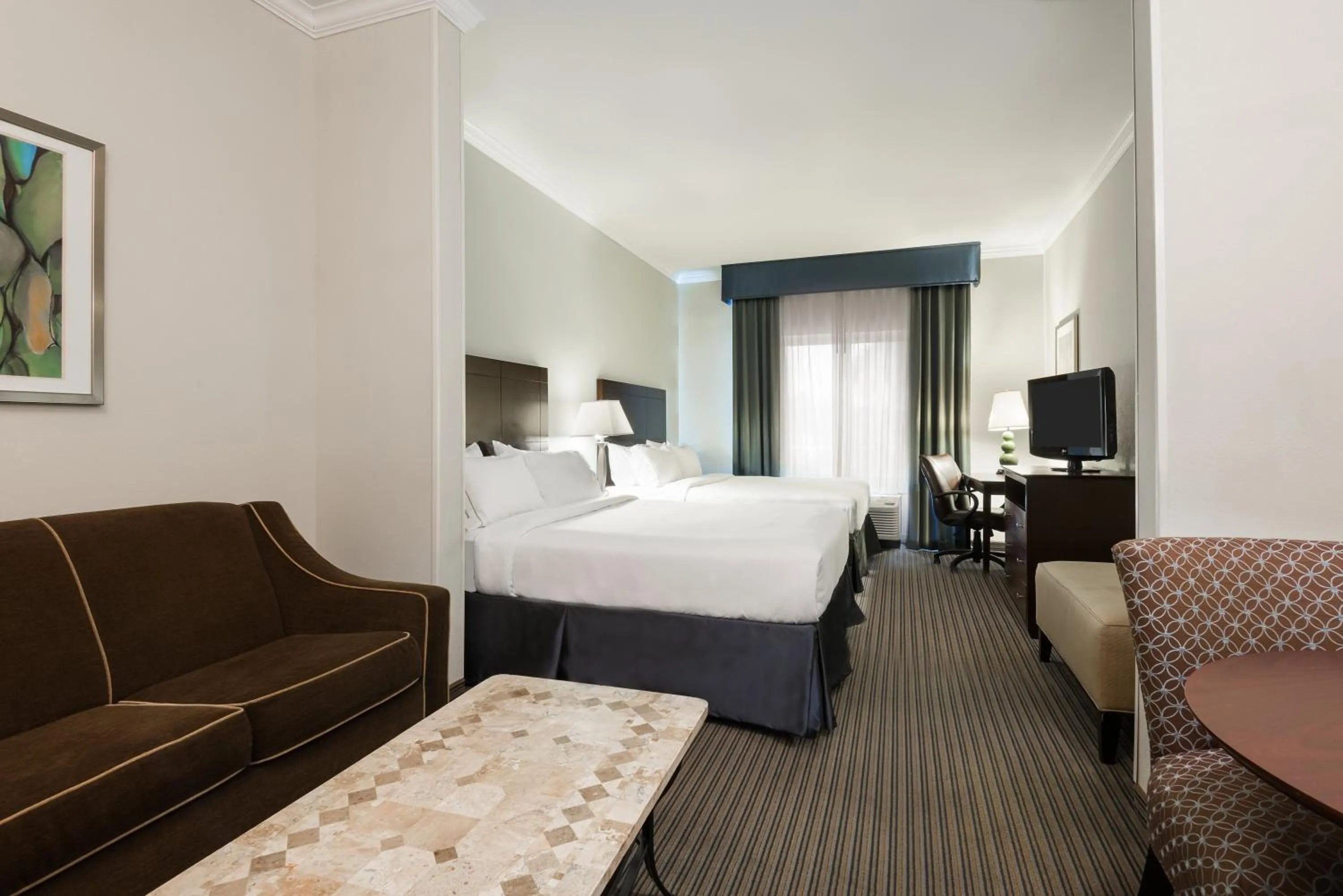 Queen Suite with Two Queen Beds and Sofa Bed in Holiday Inn Express Hotel & Suites New Iberia - Avery Island by IHG