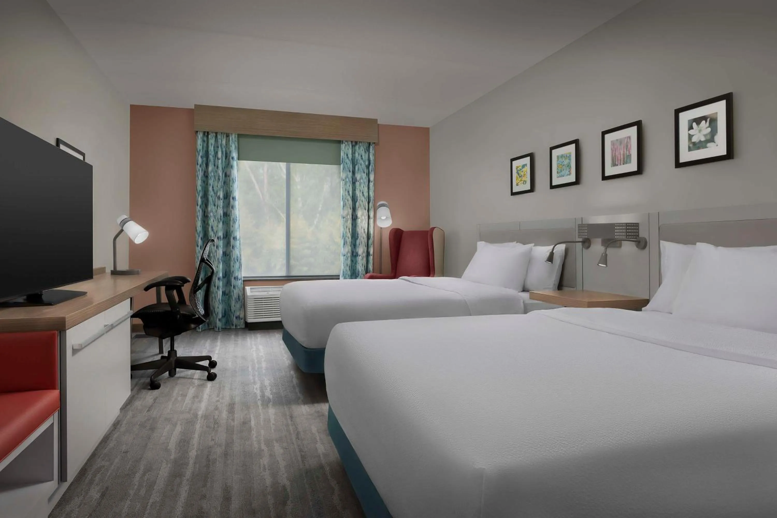 Queen Room with Two Queen Beds in Hilton Garden Inn Raleigh Capital Blvd I-540