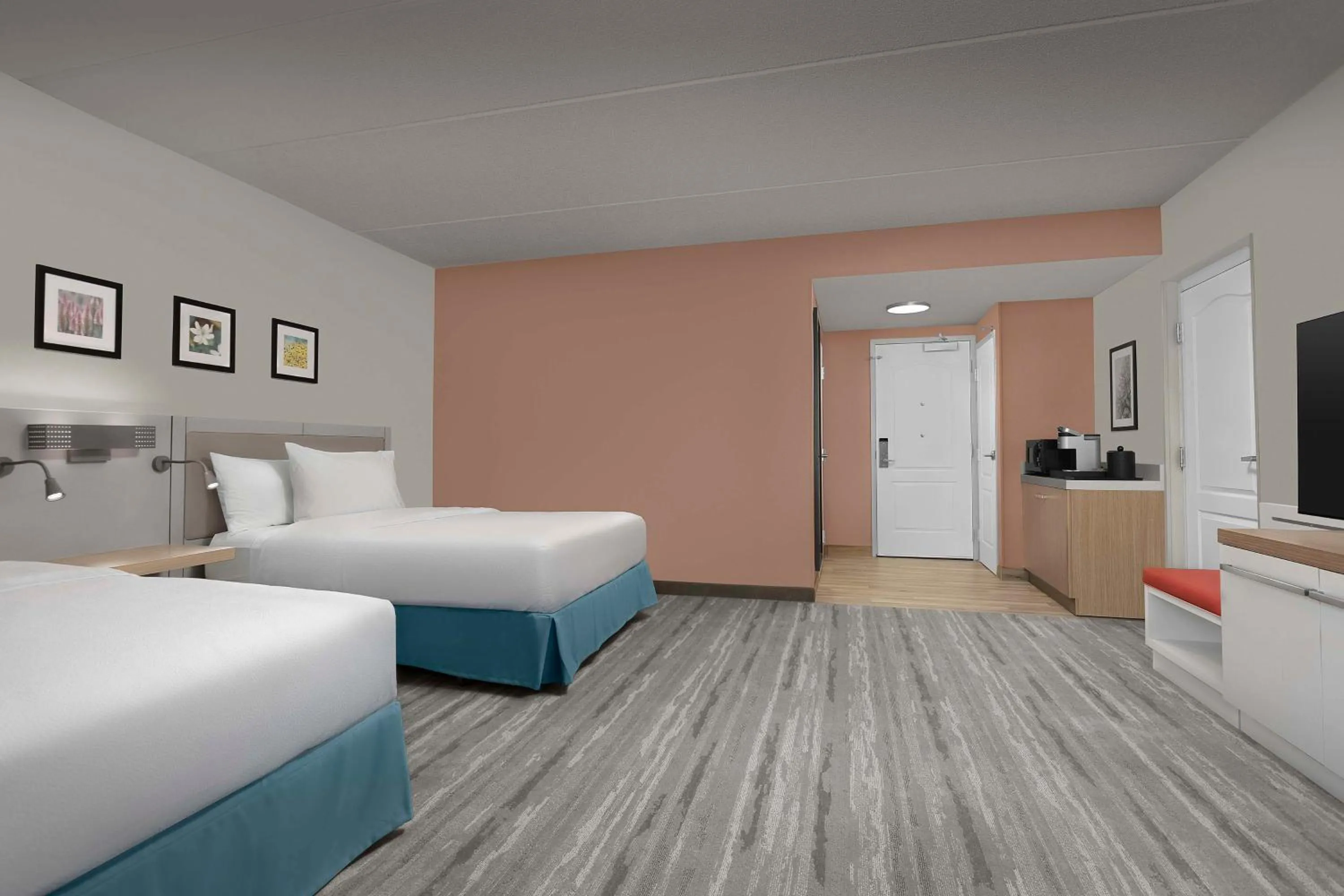 Queen Room with Two Queen Beds - Mobility and Hearing Access in Hilton Garden Inn Raleigh Capital Blvd I-540