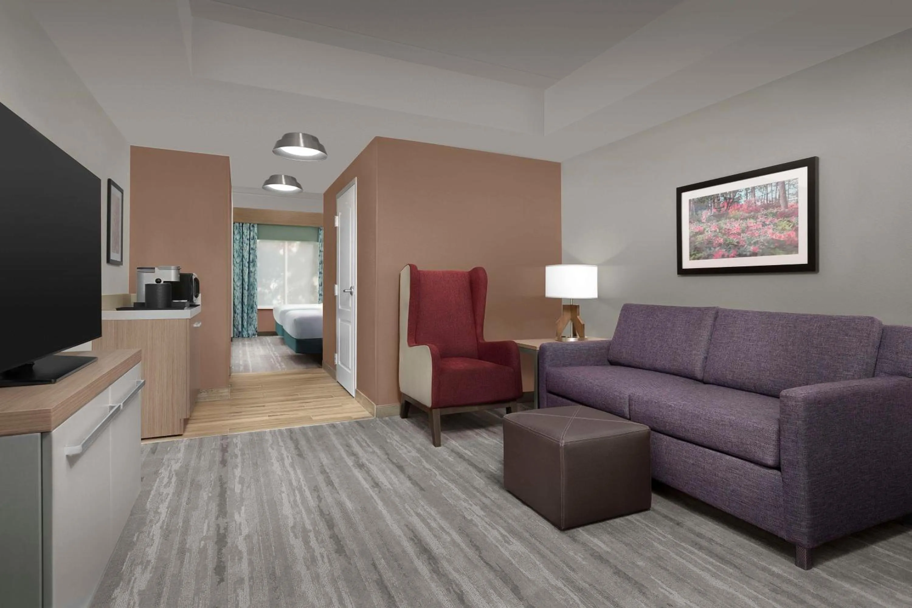 Junior Suite with Two Queen Beds in Hilton Garden Inn Raleigh Capital Blvd I-540