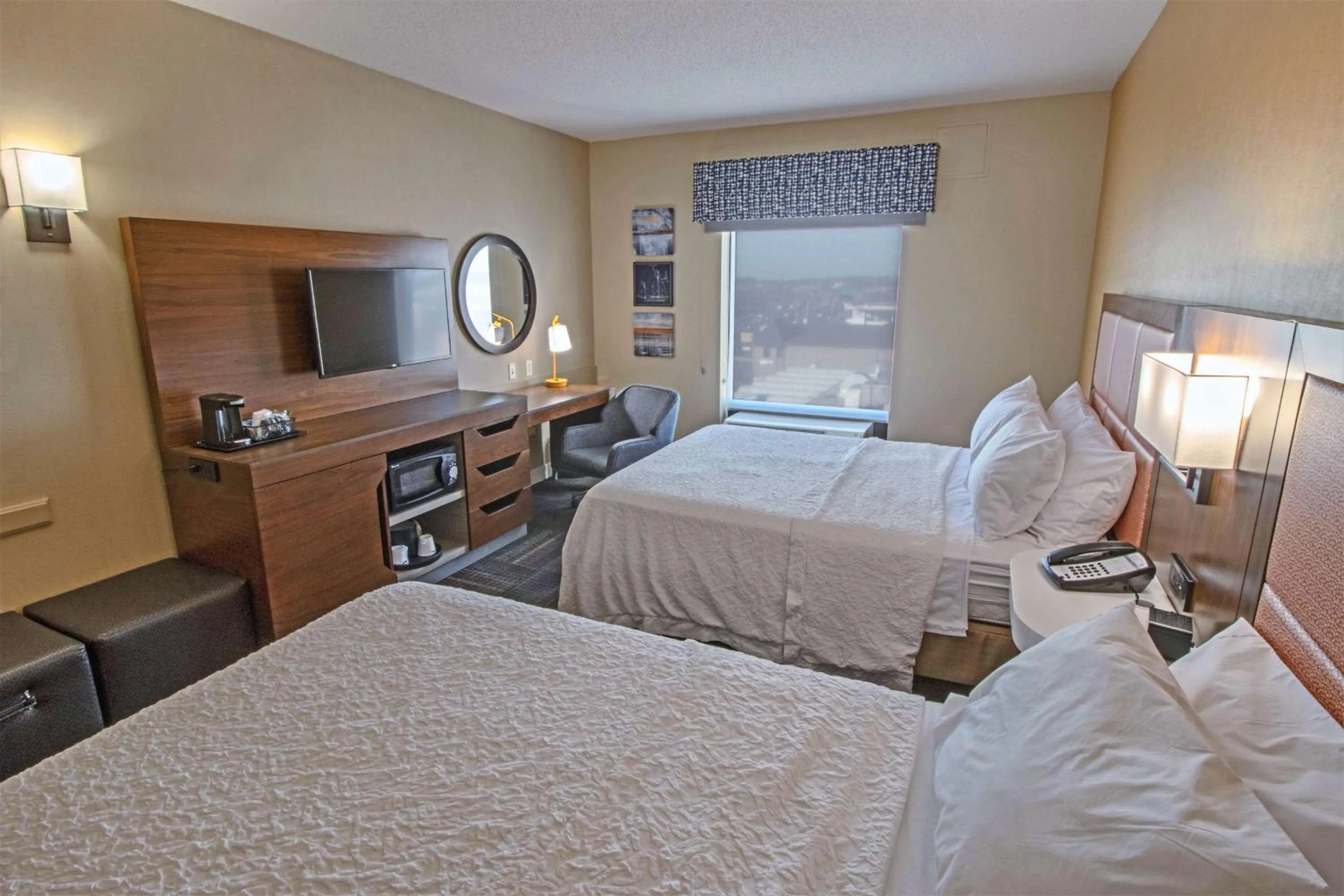 Room with Two Queen Beds - Non-Smoking in Hampton Inn & Suites Chesapeake-Battlefield Boulevard