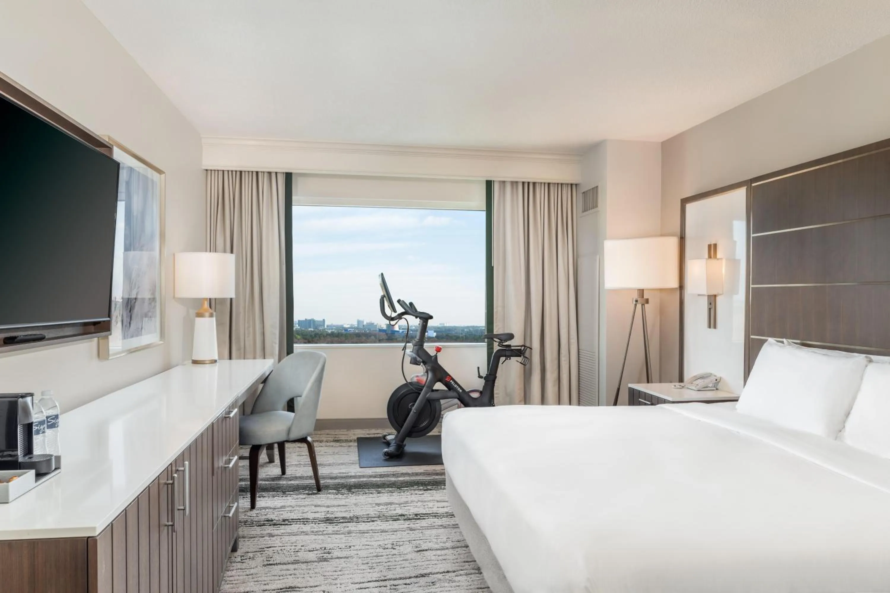 Wellness King Room with Peloton in Signia by Hilton Orlando - An Official Walt Disney World Hotel