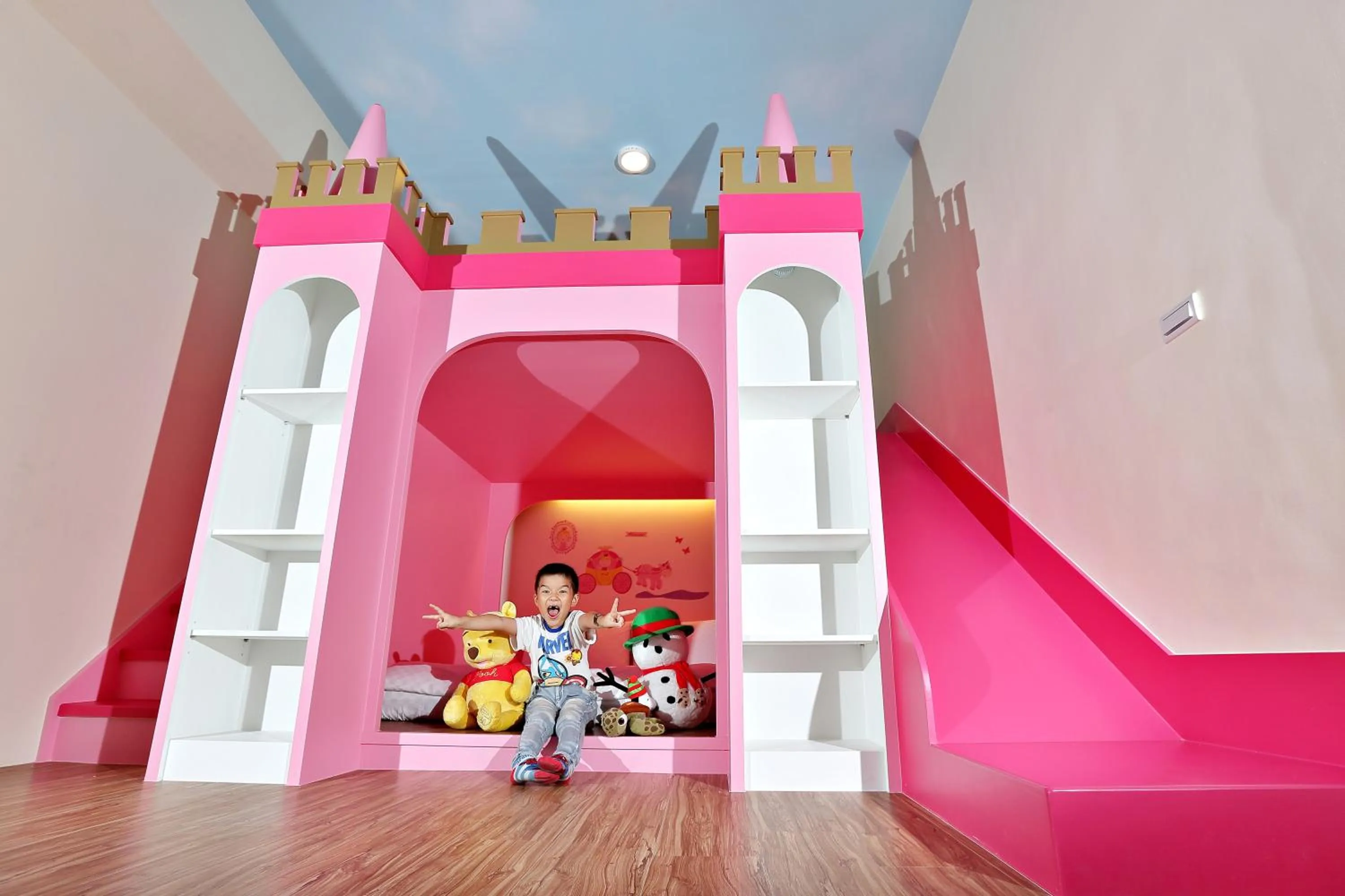 Quadruple Room in Green Resort