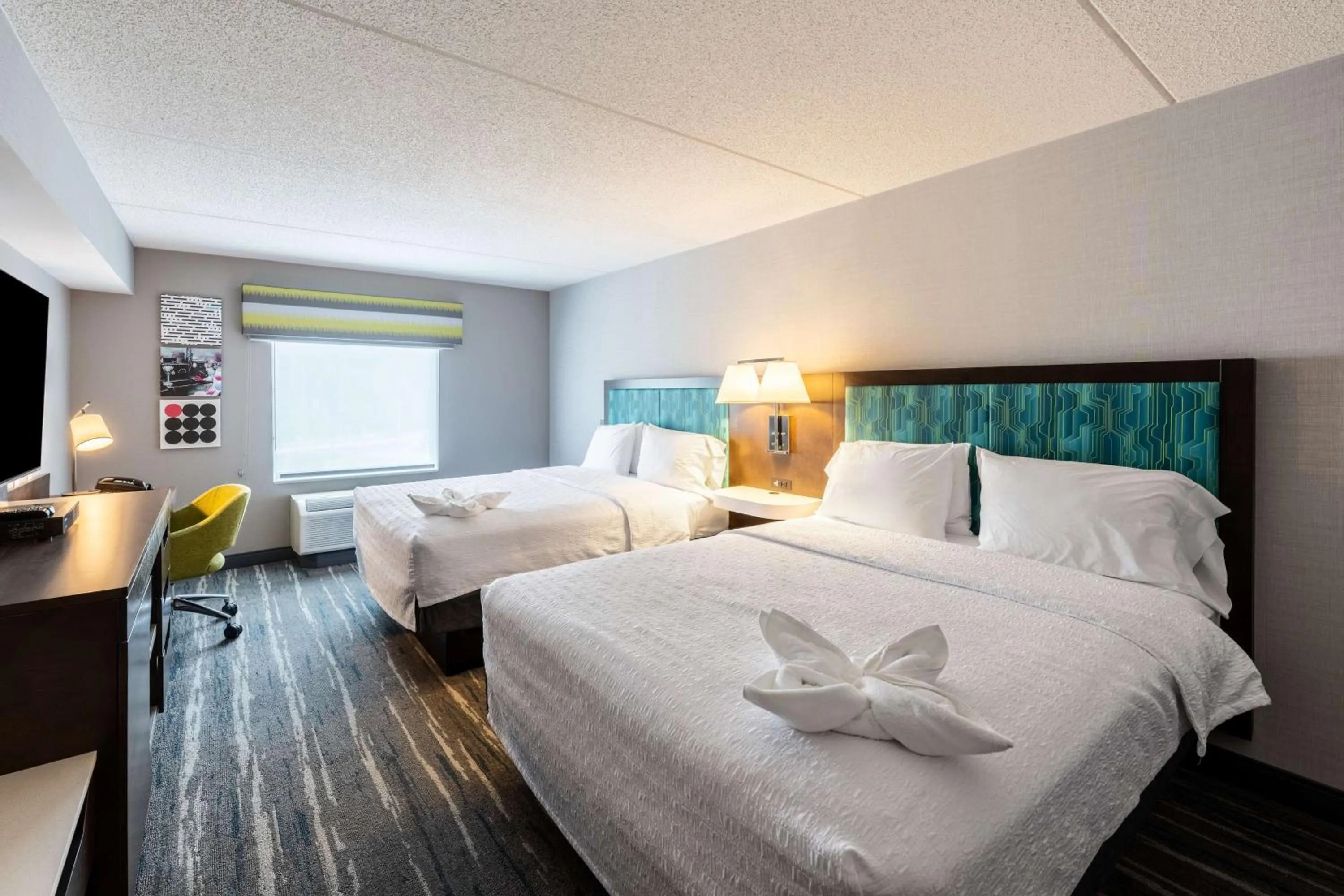 Queen Room with Two Queen Beds - Non-Smoking in Hampton Inn & Suites Poughkeepsie