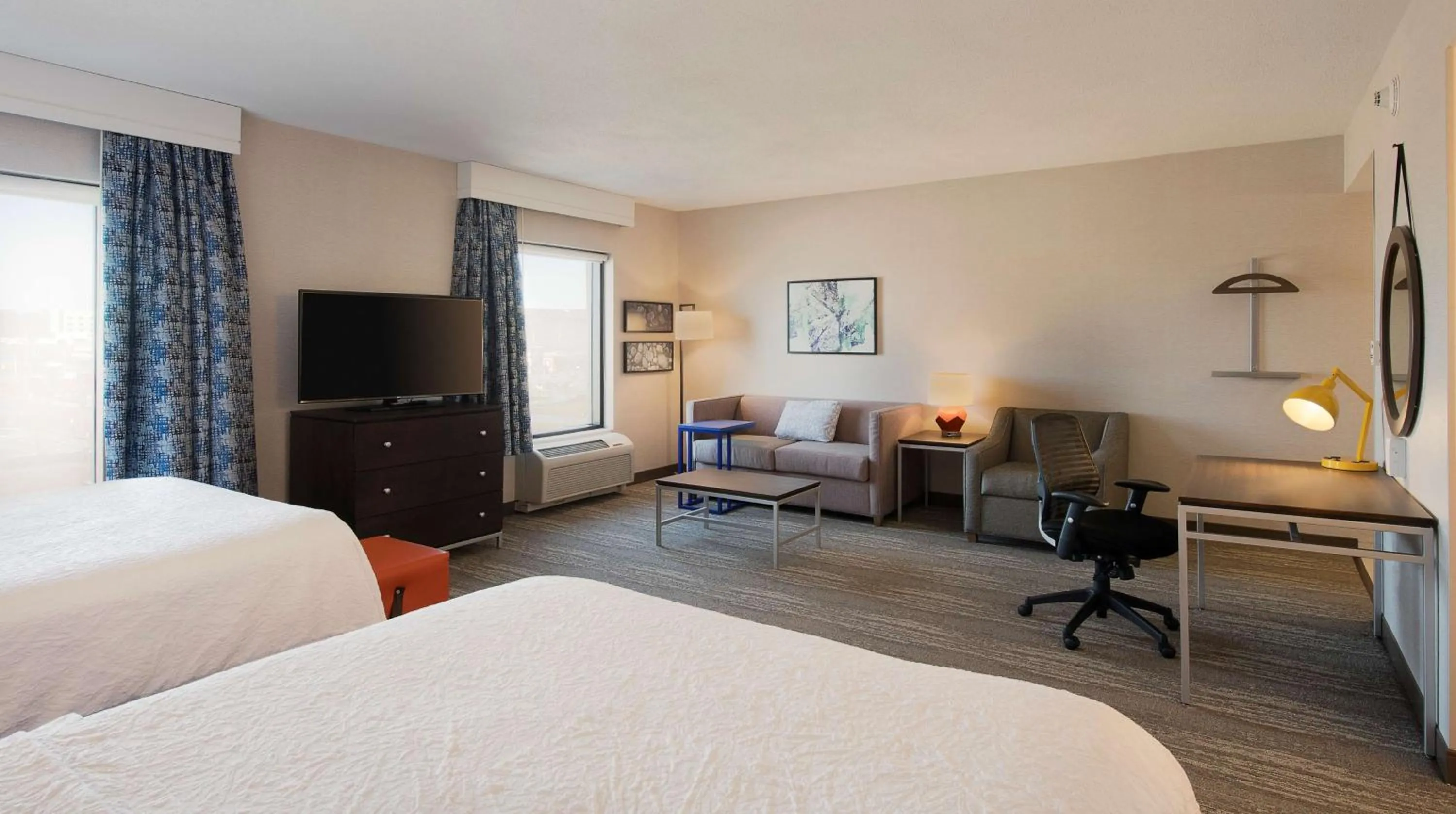 Queen Studio Suite with Two Queen Beds - Non-Smoking in Hampton Inn & Suites by Hilton Dartmouth - Halifax