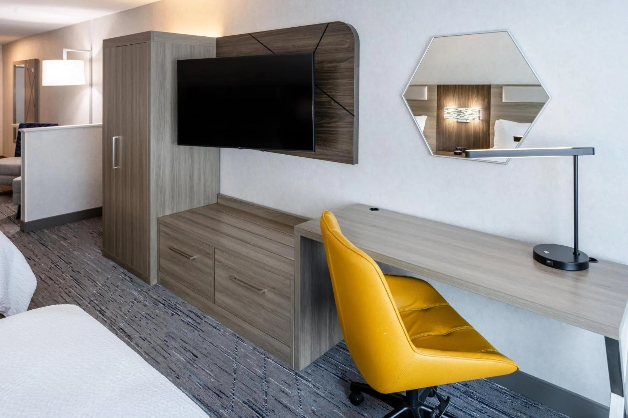 Queen Suite with Mobility Accessible Tub - Non-Smoking in Holiday Inn Express & Suites Dewitt - Syracuse by IHG