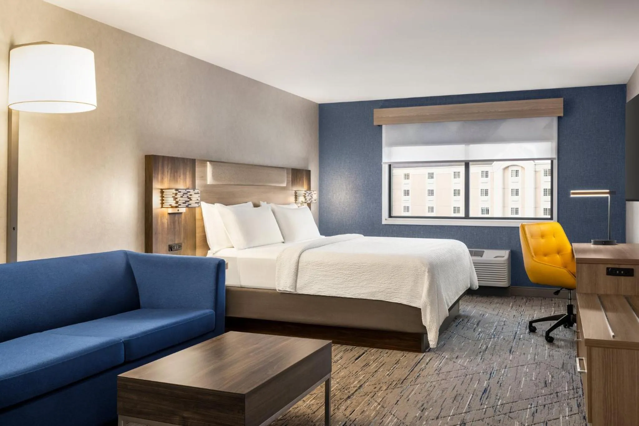 King Suite with Sofa Bed in Holiday Inn Express Syracuse Airport by IHG