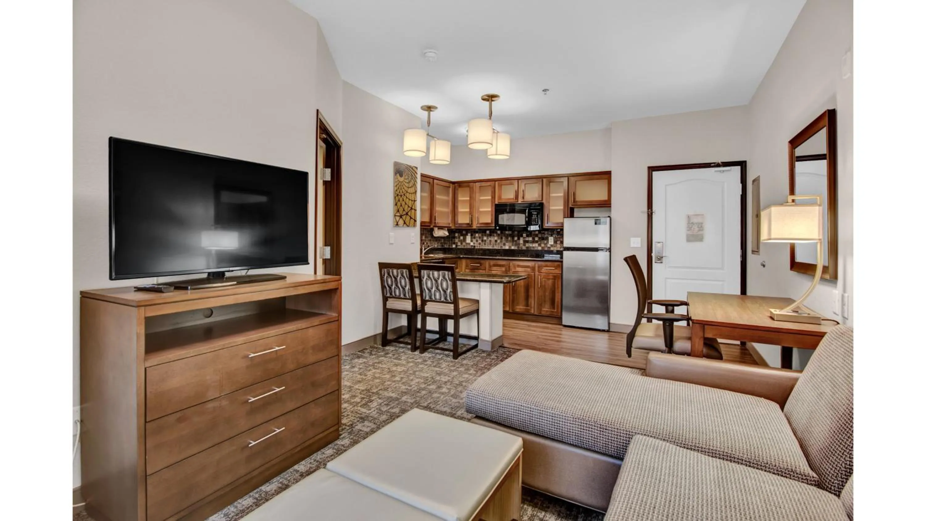 One-Bedroom Queen Room with Two Queen Beds and Mobility Accessible Tub - Non-Smoking in Staybridge Suites Salt Lake-West Valley City by IHG