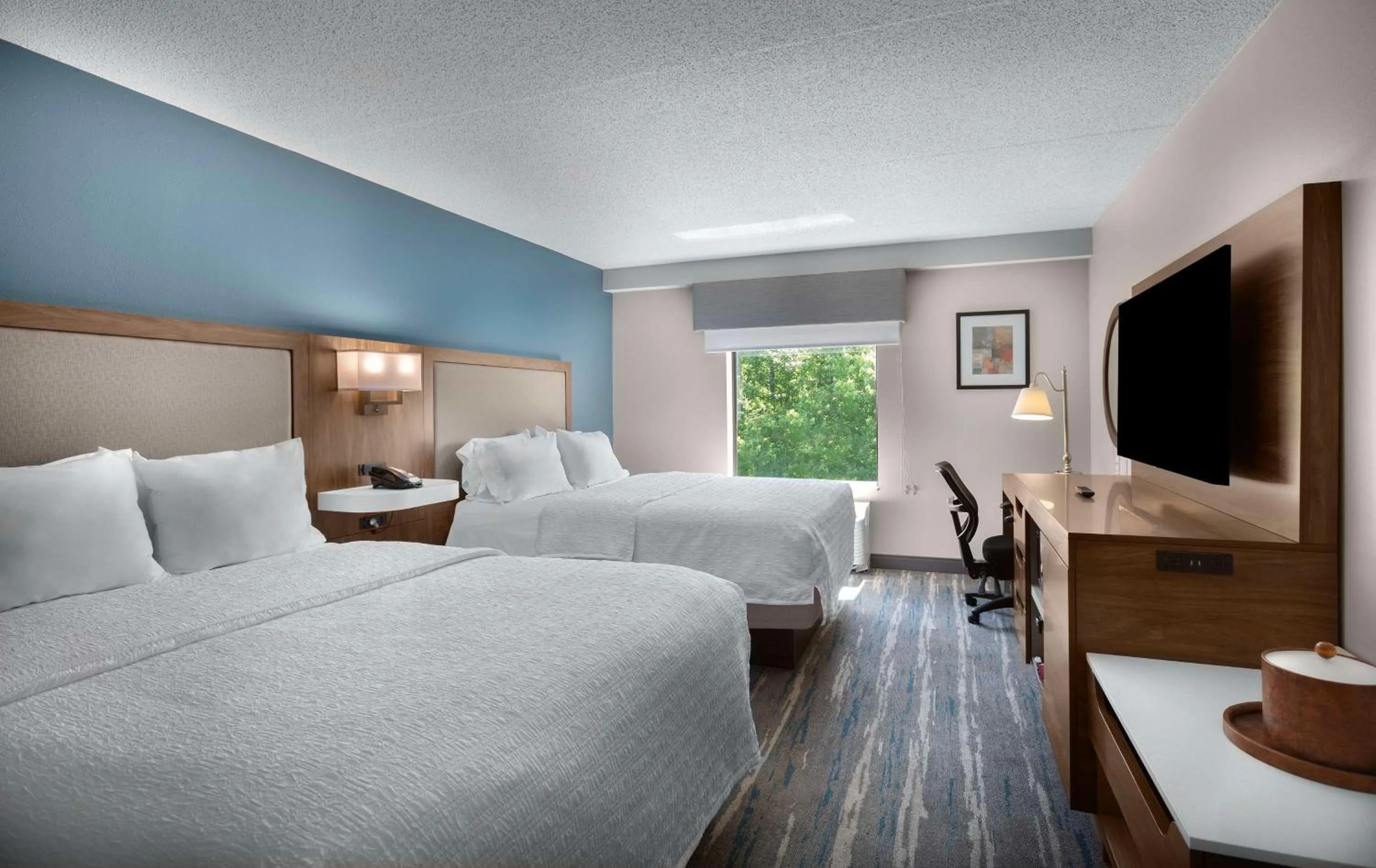 Room with Two Queen Beds - Non-Smoking in Hampton Inn Belmont at Montcross