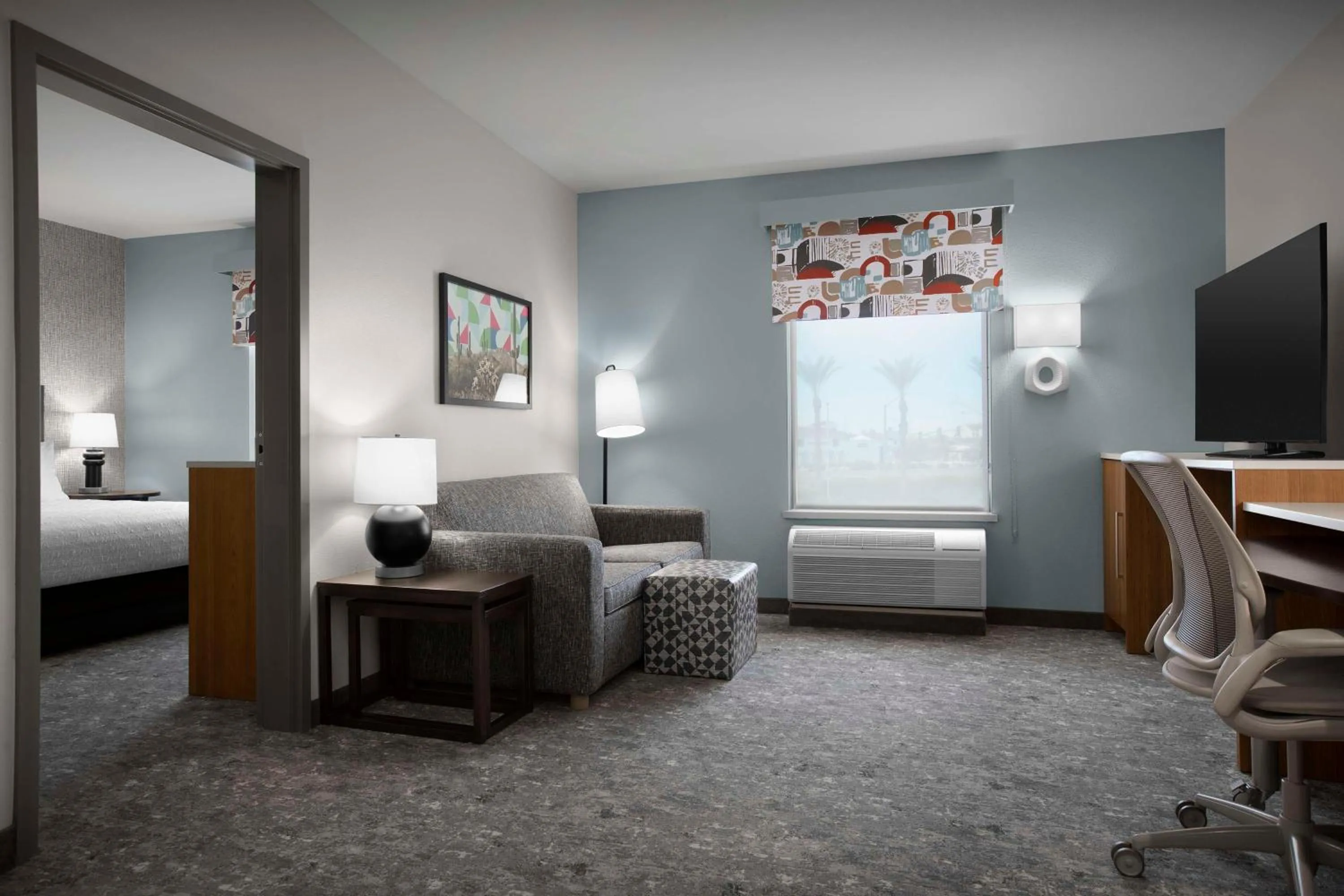 One-Bedroom King Suite in Home2 Suites by Hilton Phoenix Chandler