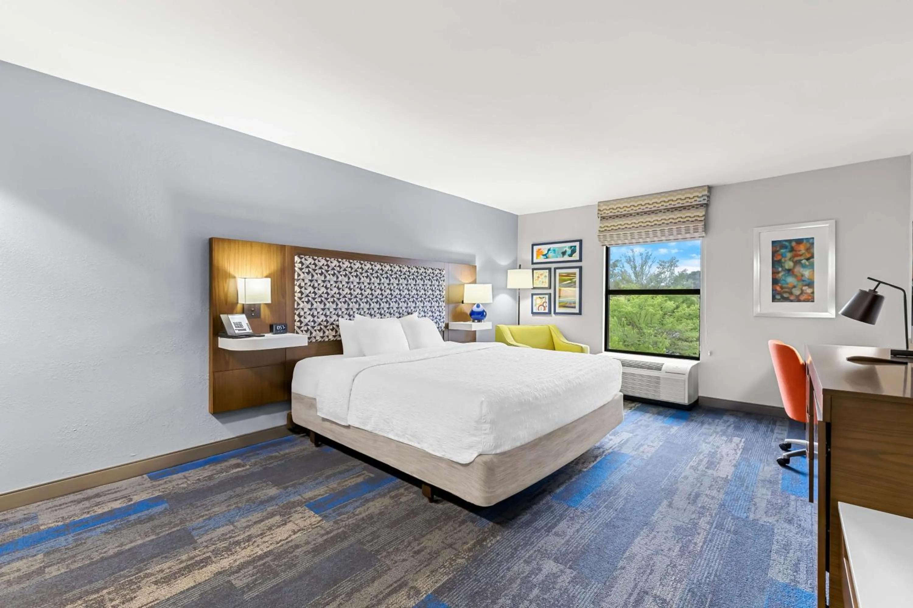 King Room with Accessible Tub - Mobility and Hearing Access/Non-Smoking in Hampton Inn Florence Midtown near University of North Alabama