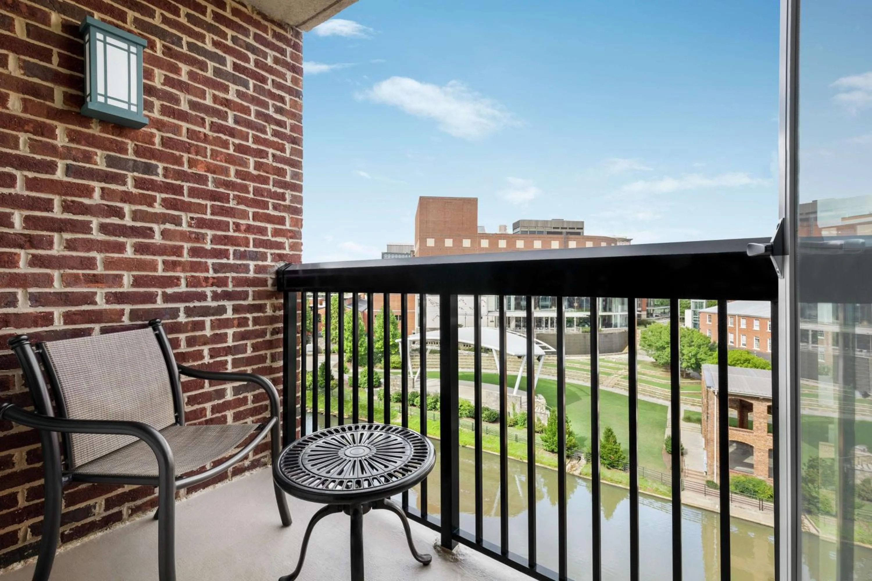 King Room with Balcony - Non-Smoking in Hampton Inn & Suites Greenville-Downtown-Riverplace