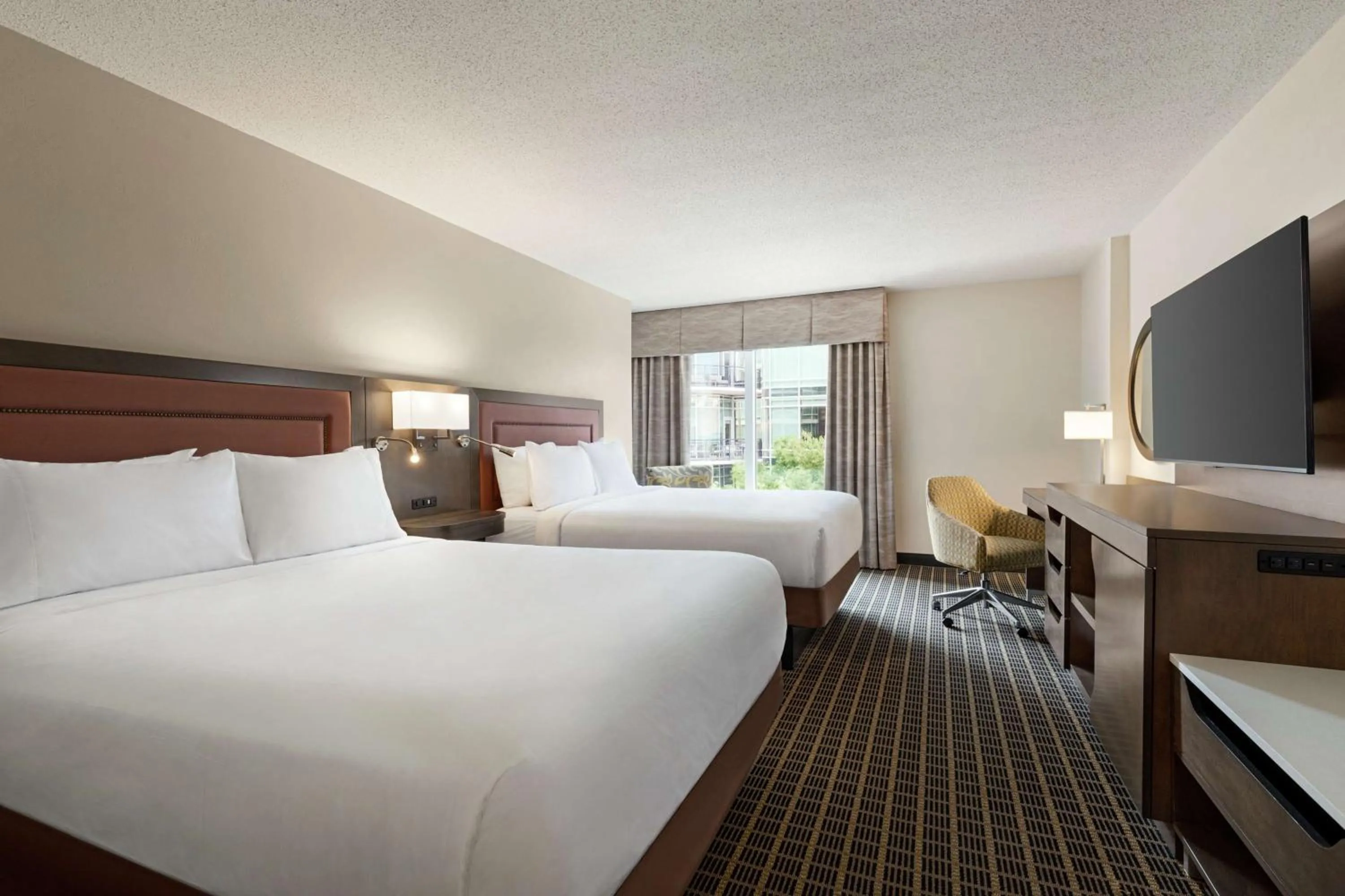 Room with Two Queen Beds - Non-Smoking in Hampton Inn & Suites Greenville-Downtown-Riverplace