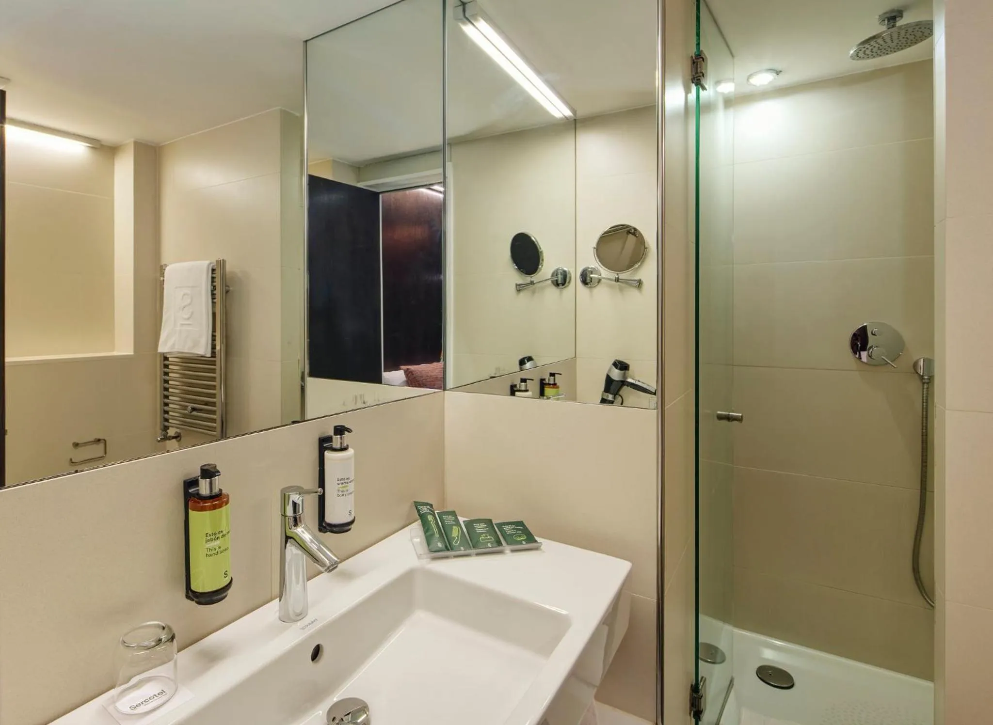 Superior Twin Room with City View in Sercotel Hotel Rosellon