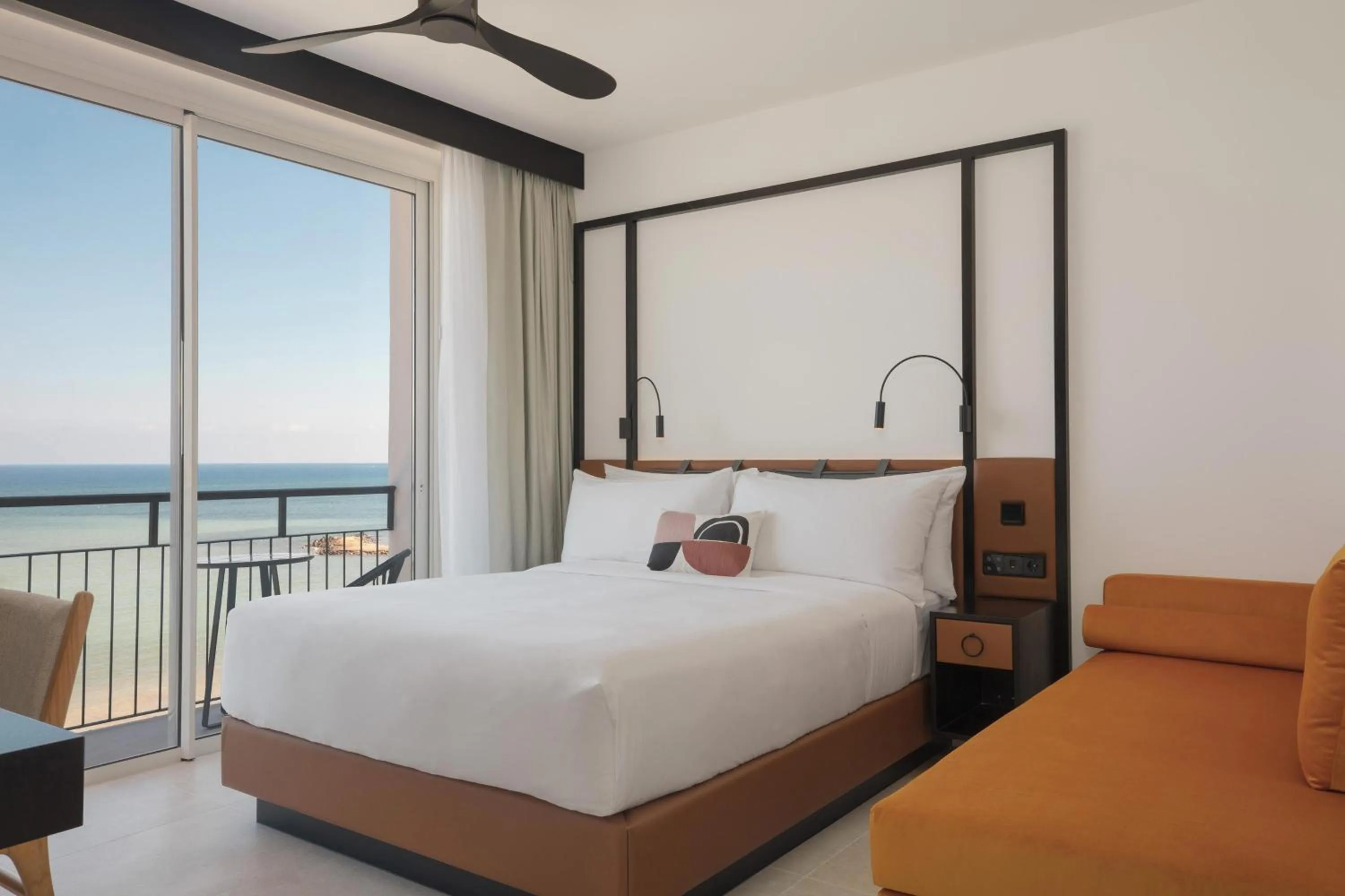 Premier Queen Room with Sea View in Hotel Riomar, Ibiza, a Tribute Portfolio Hotel