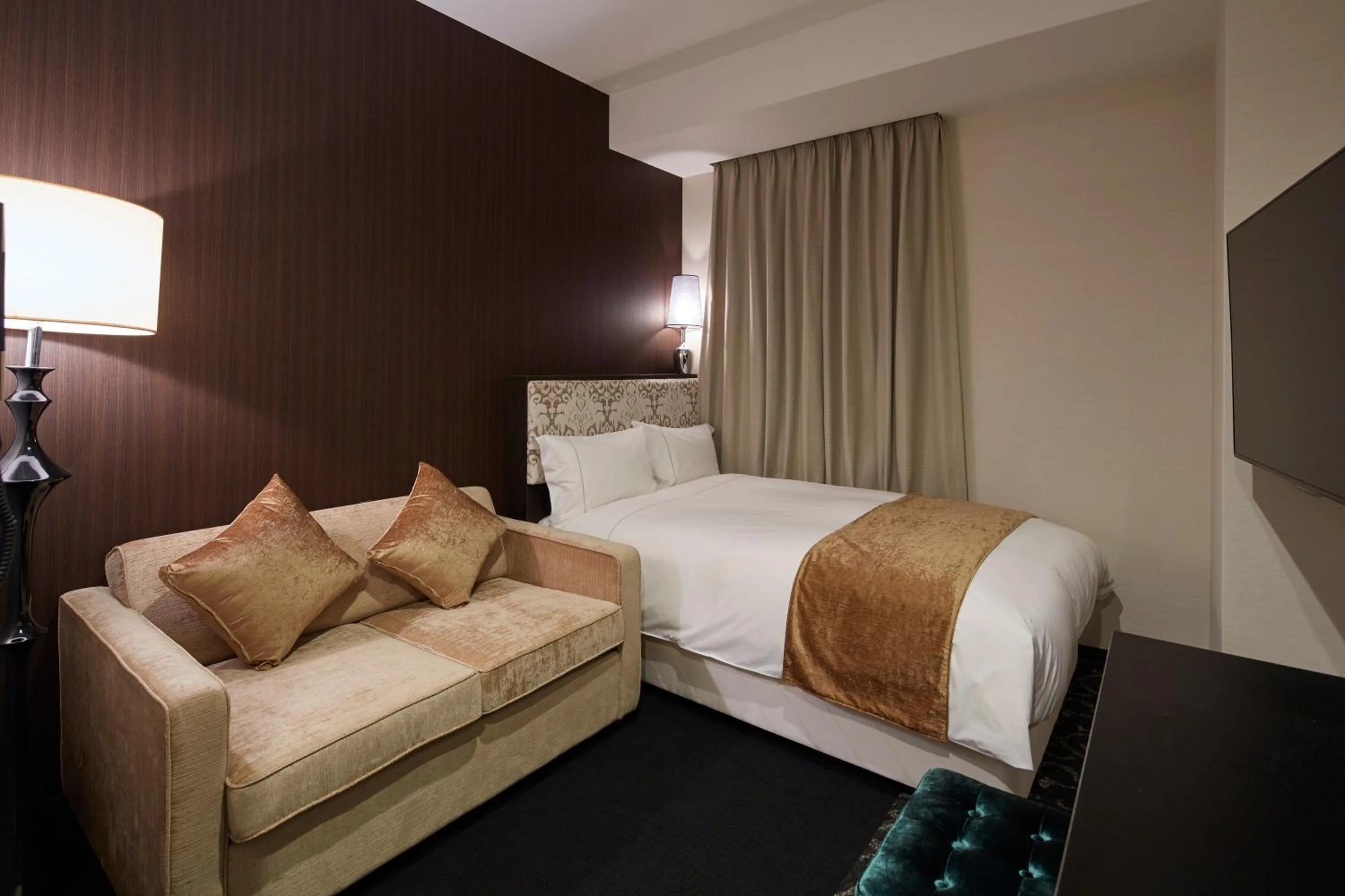 Superior Double Room with Small Double Bed (with Sofa bed from 3 Adults) - single occupancy - Non-Smoking in Centurion Hotel Grand Kobe Station