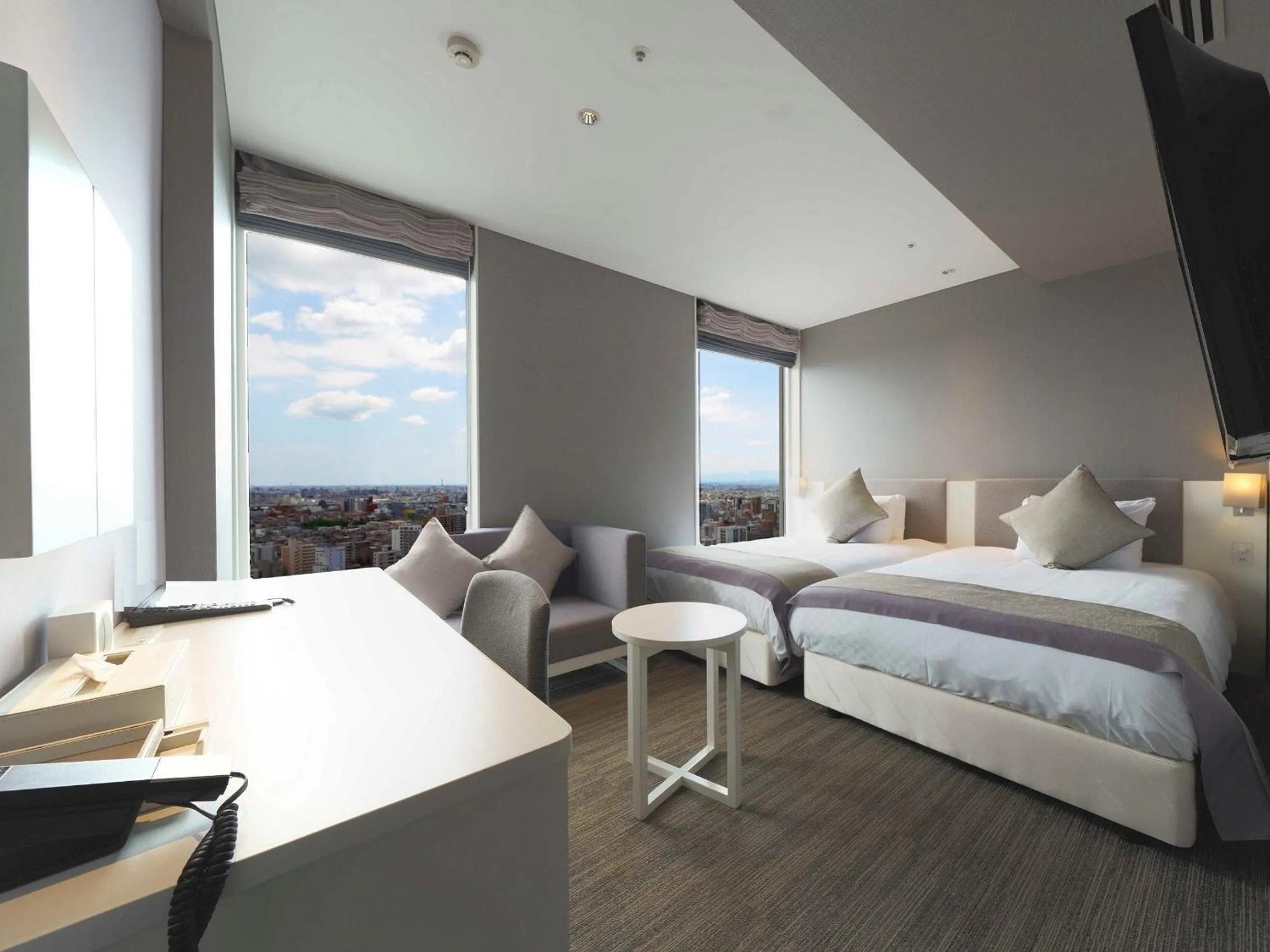 Superior Twin Room (with Extra Bed from 3 Adults) High Floor- Non-Smoking in Meitetsu Inn Nagoyaeki Shinkansenguchi