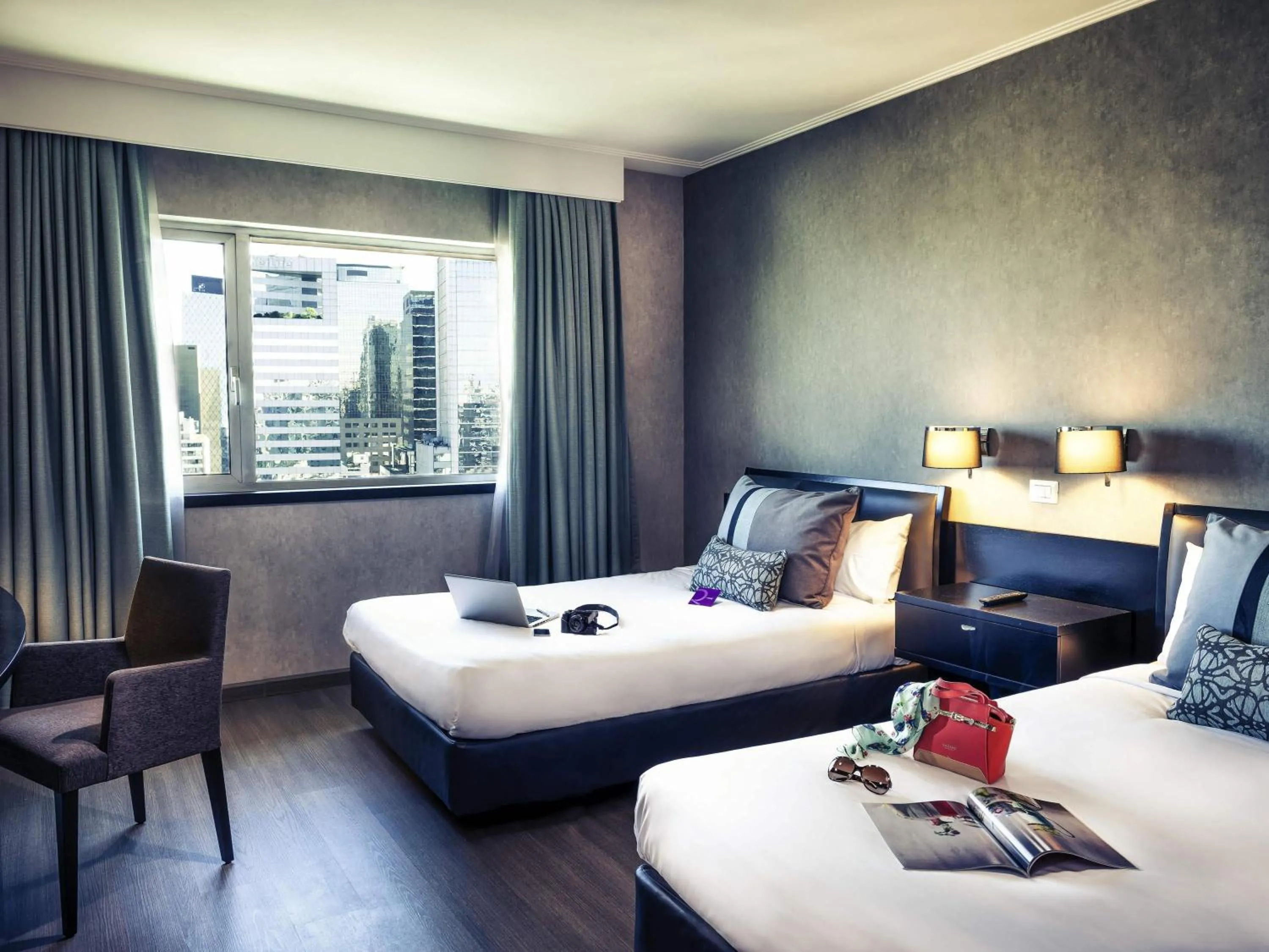 Superior Room with 2 Double Beds in Mercure Santiago Centro