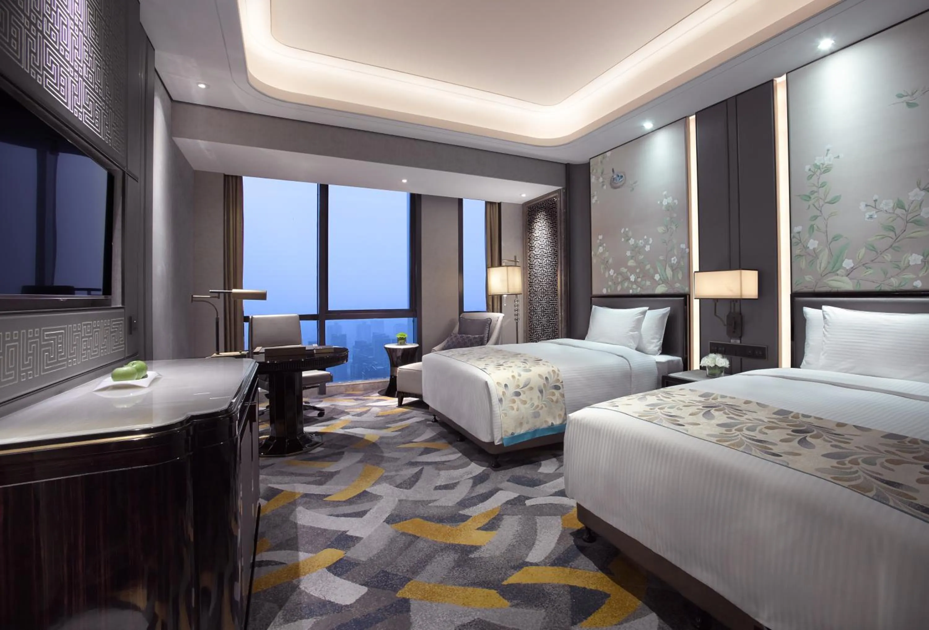 Grand Deluxe Twin Room in Wanda Vista Zhengzhou