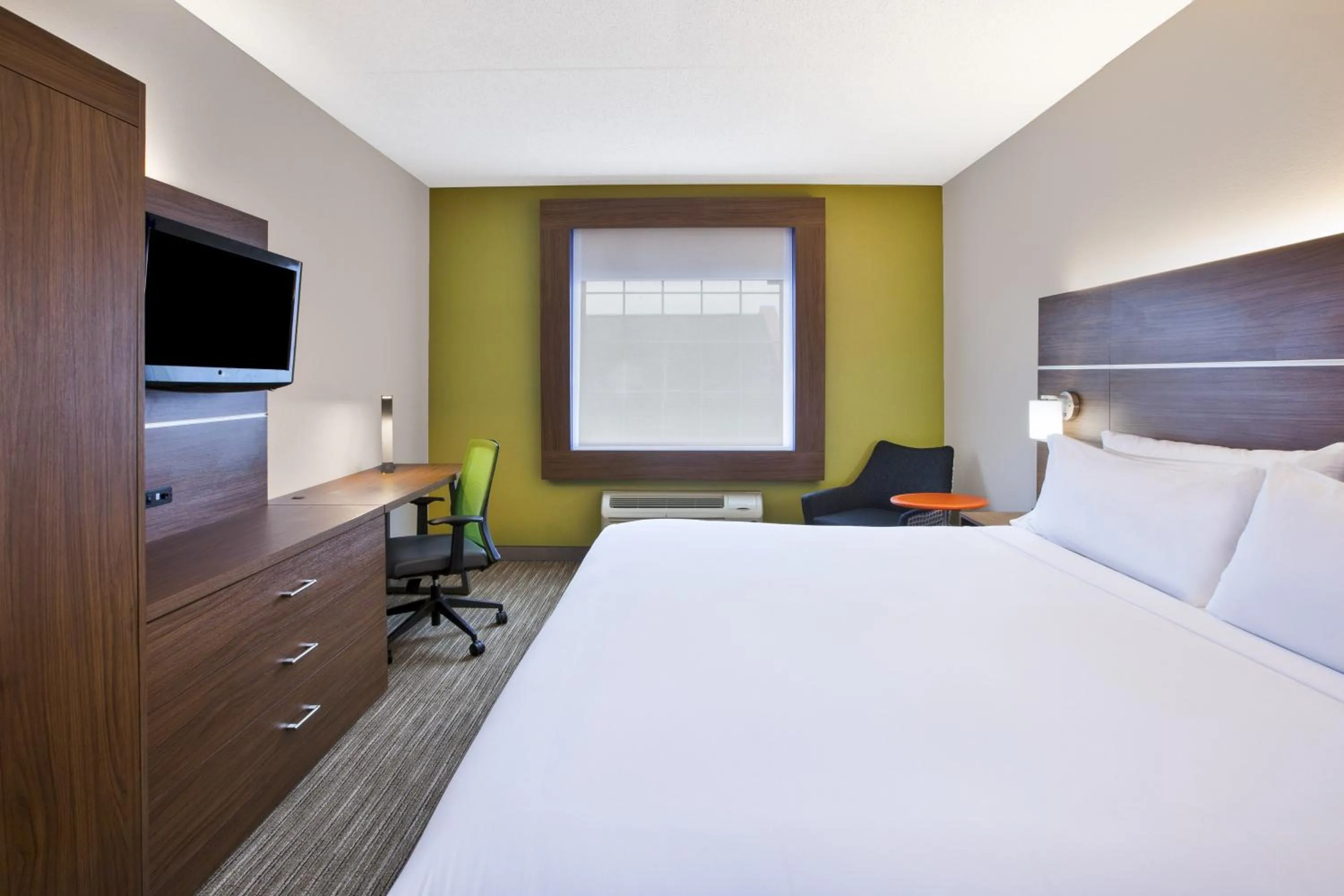 Standard King Room with Roll-in Shower - Mobility Accessible in Holiday Inn Express Hotel & Suites Alcoa Knoxville Airport by IHG