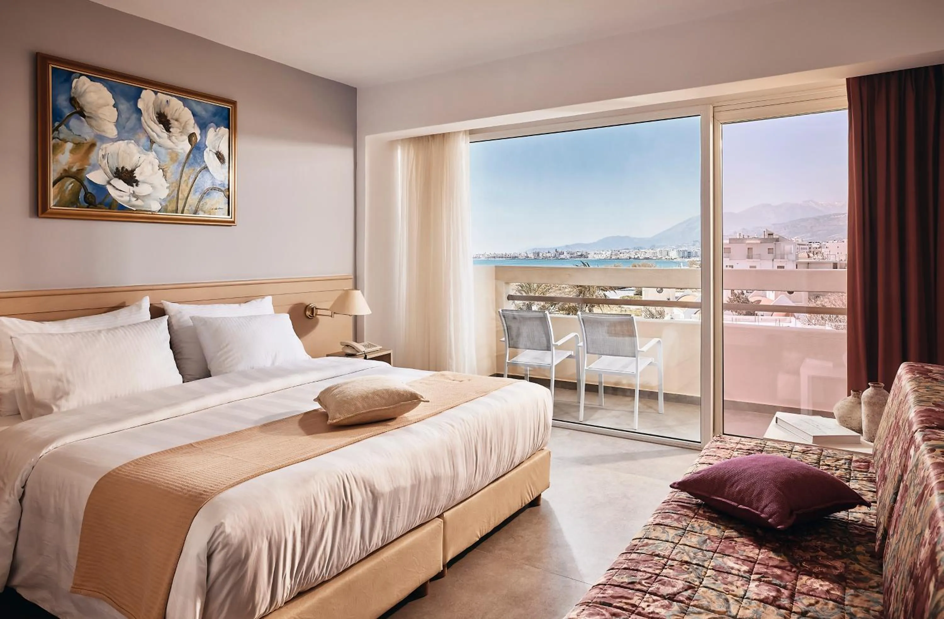 Triple Room Side Sea View - single occupancy in Tylissos Beach Hotel - Adults Only