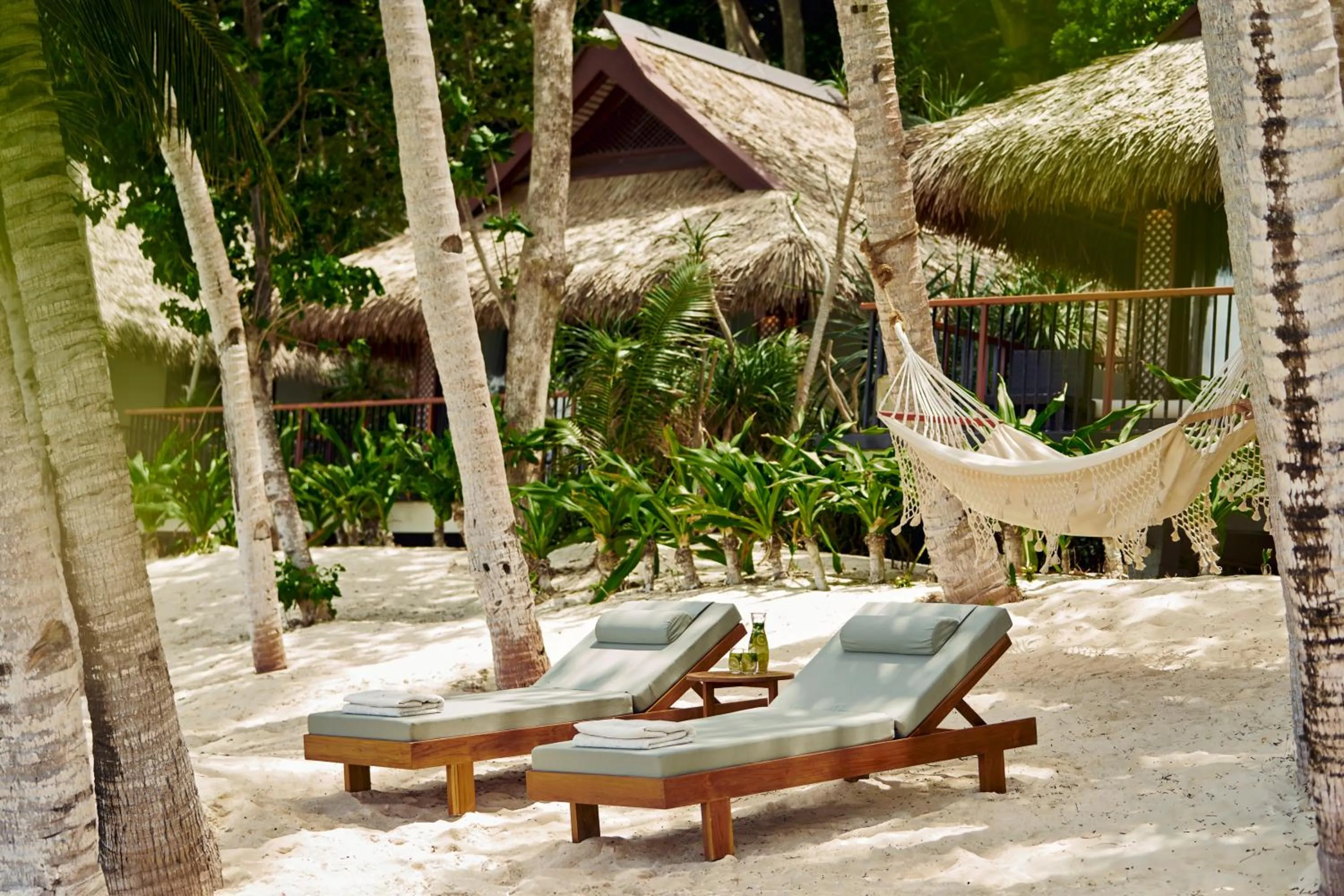 Beach Villa with Free Roundtrip Lio Airport Transfers in El Nido Resorts Pangulasian Island