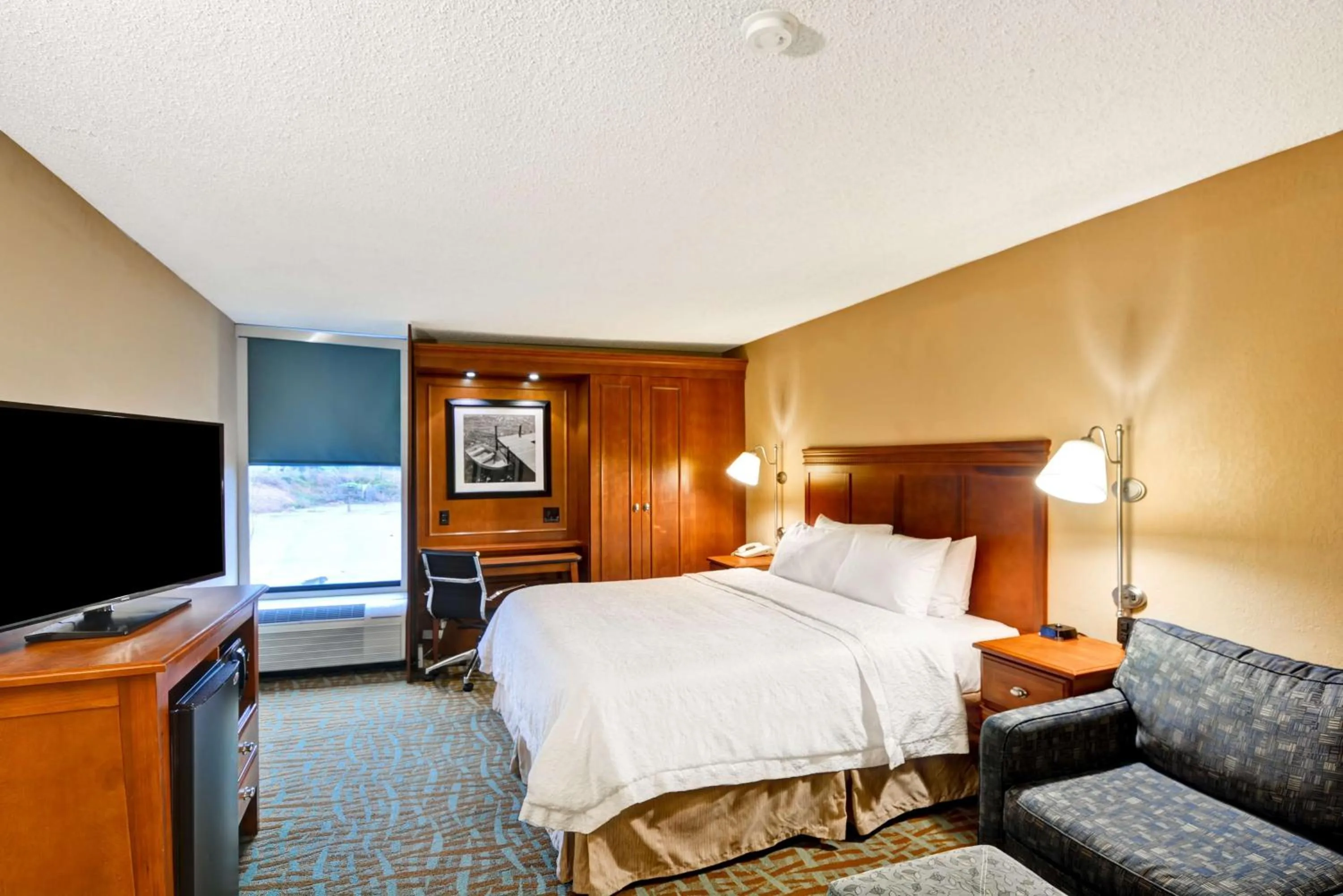 King Room with Sofa Bed and Study - Non-Smoking in Hampton Inn Hendersonville