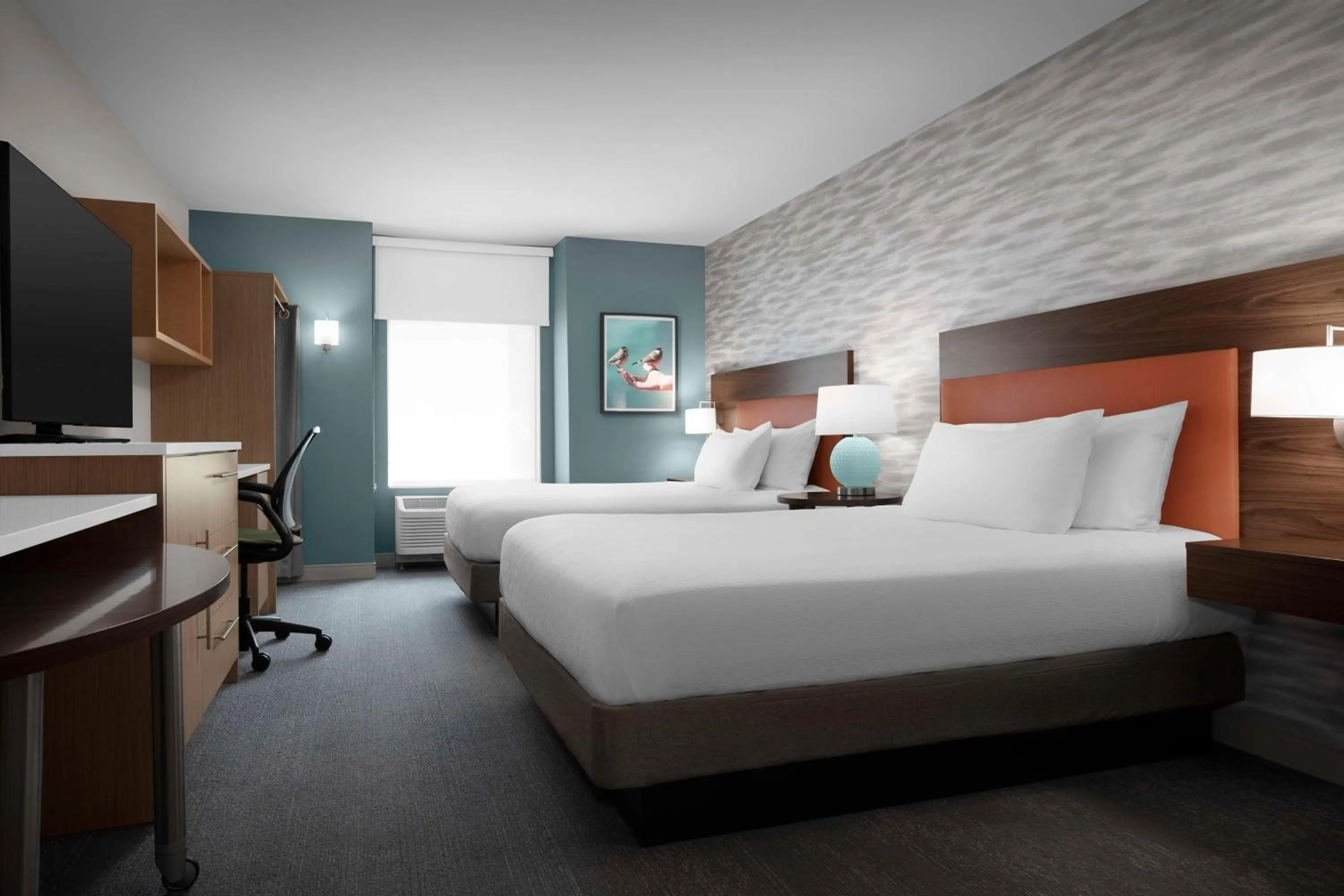 Queen Studio with Two Queen Beds - Non-Smoking in Home2 Suites by Hilton Eugene Downtown University Area