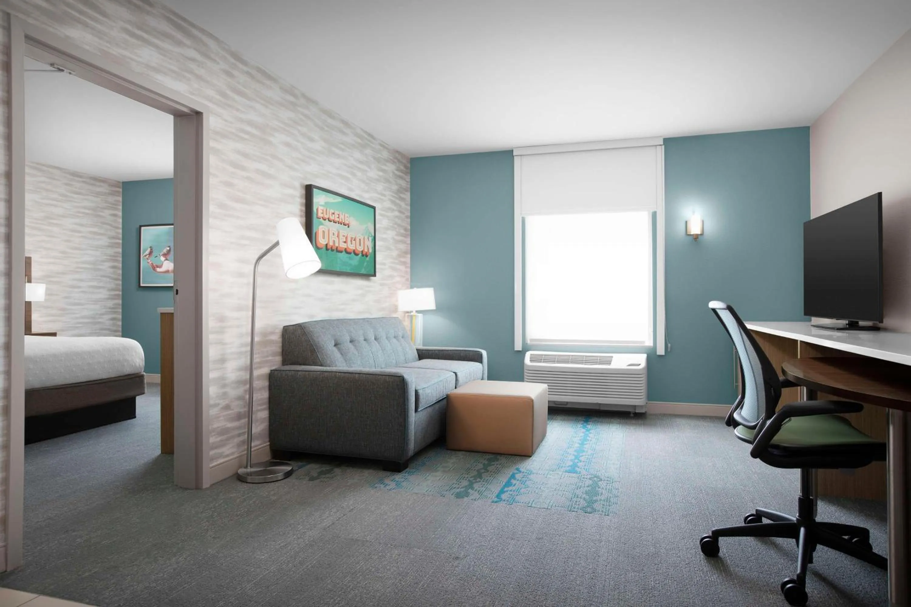 One-Bedroom King Suite - Non-Smoking in Home2 Suites by Hilton Eugene Downtown University Area