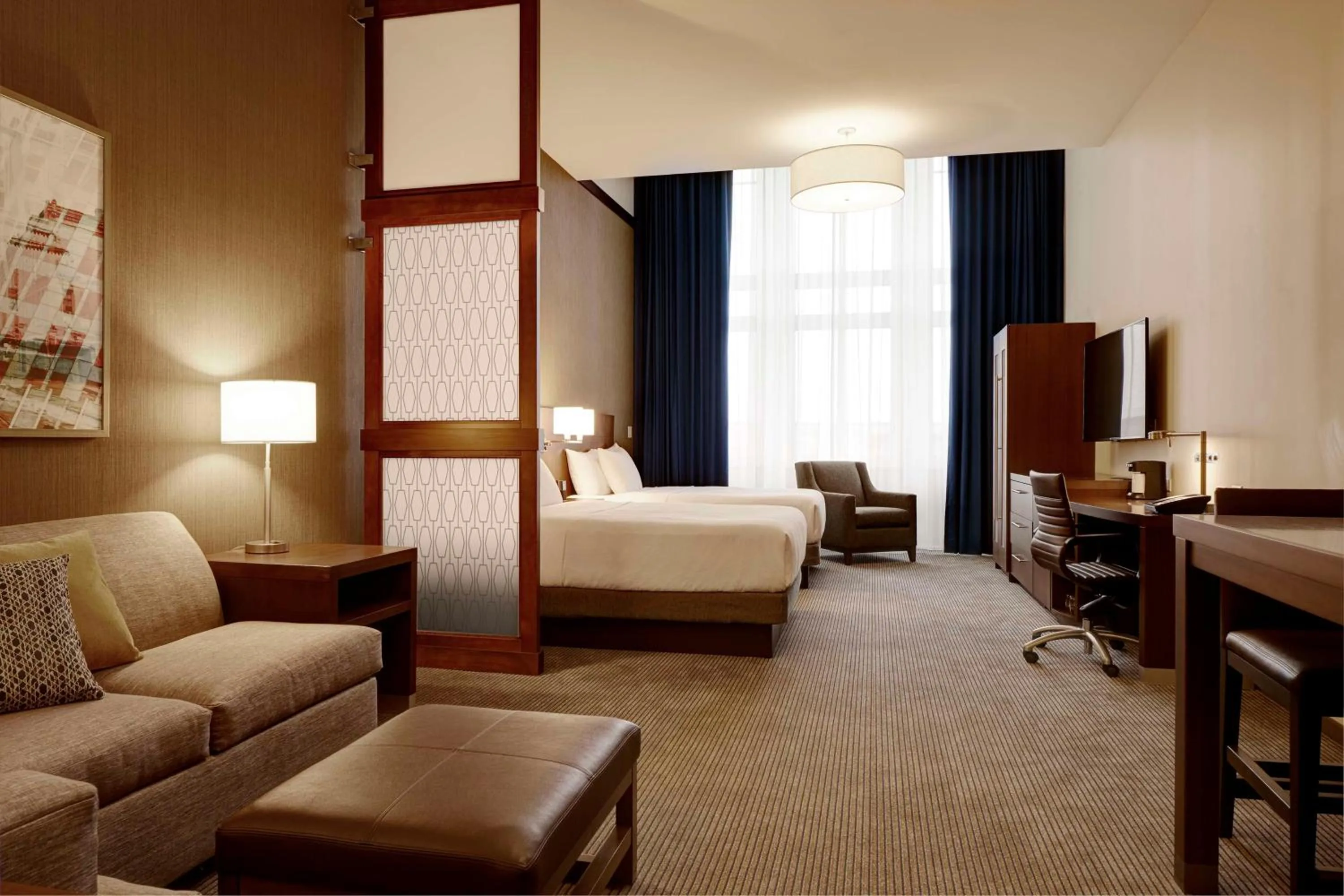 Queen Room with Two Queen Beds, Sofa Bed and Accessible Tub in Hyatt Place St. Paul