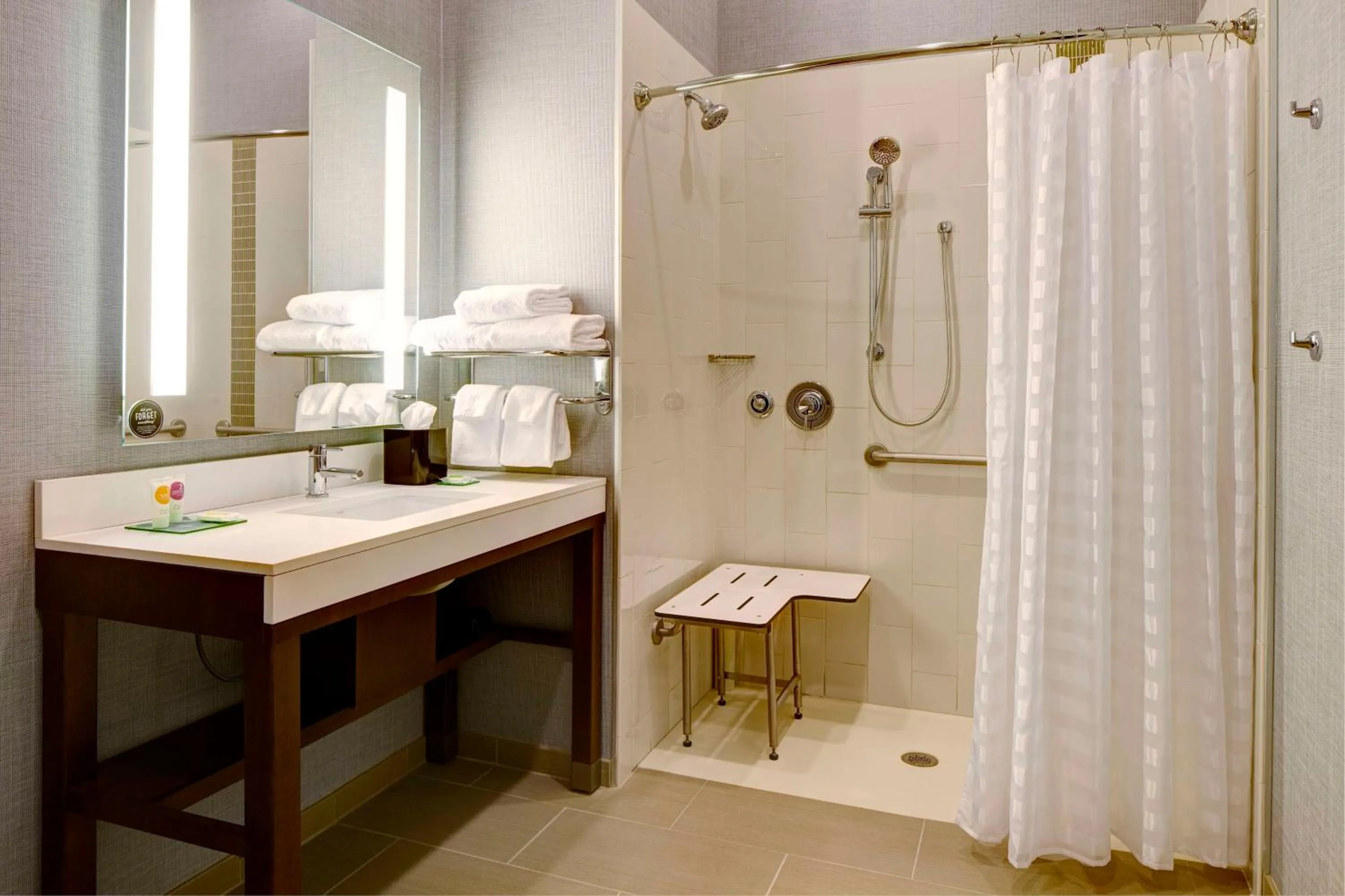 One-Bedroom King Suite with Roll-In Shower - Disability Access in Hyatt Place St. Paul