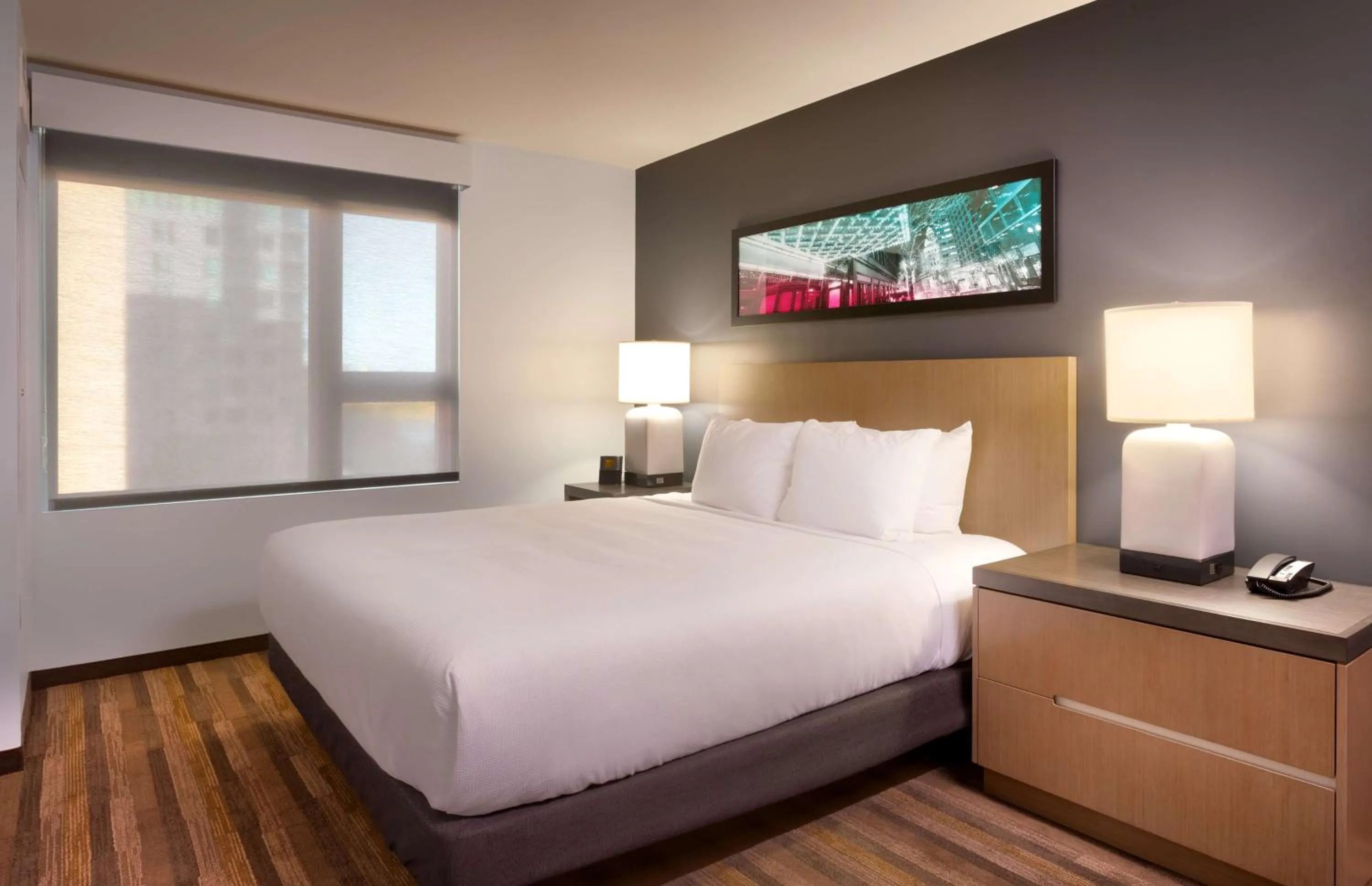 King Studio Suite with Kitchen and View in Hyatt House Portland / Downtown