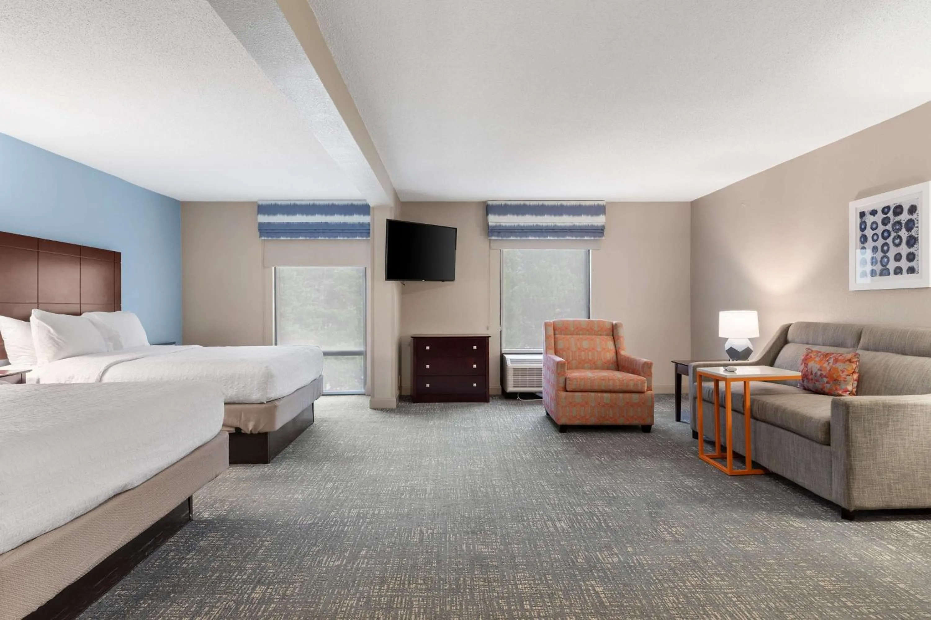 One-Bedroom Queen Suite with Two Queen Beds - Non-Smoking in Hampton Inn Rock Hill