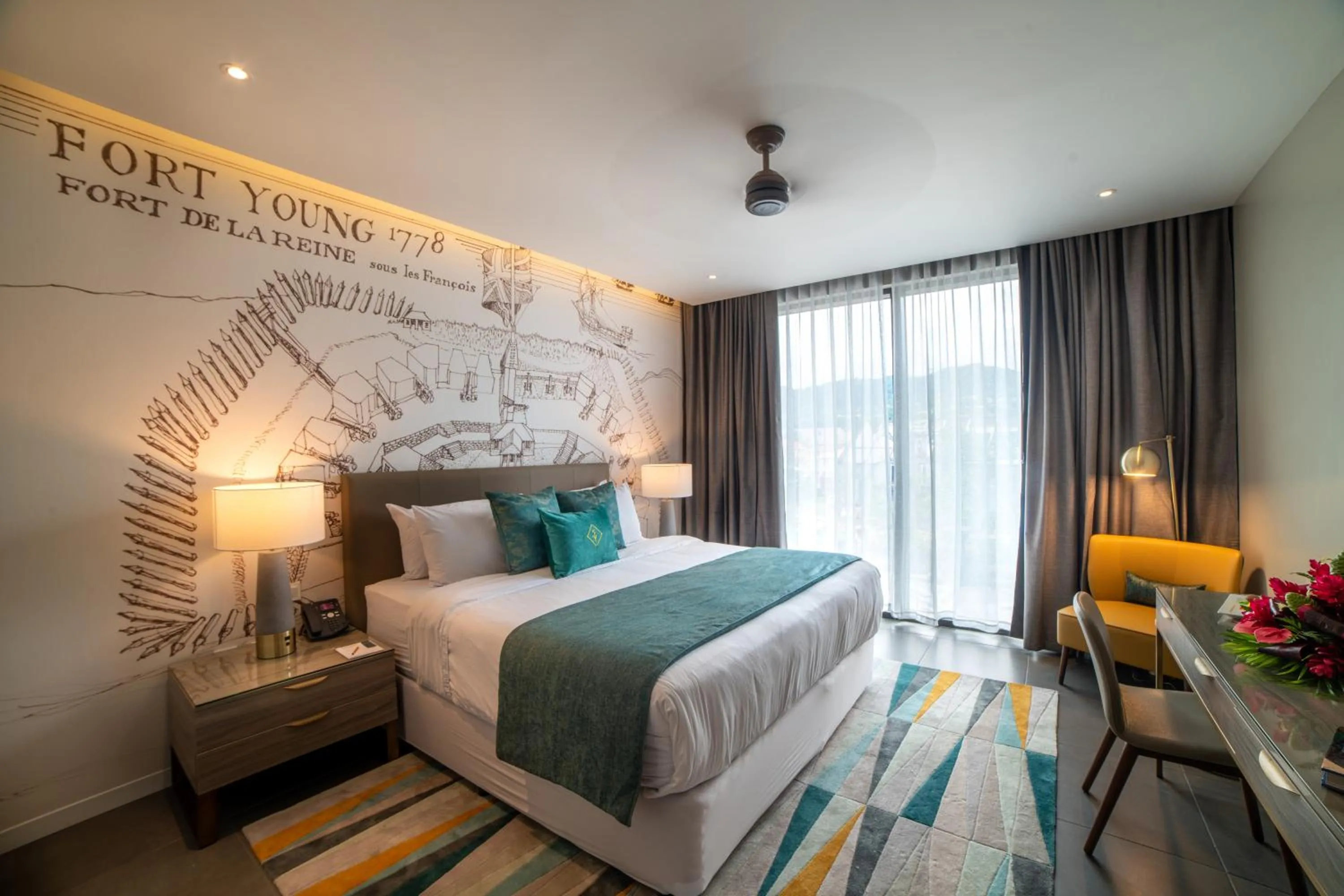 Fort Mountain View King in Fort Young Hotel