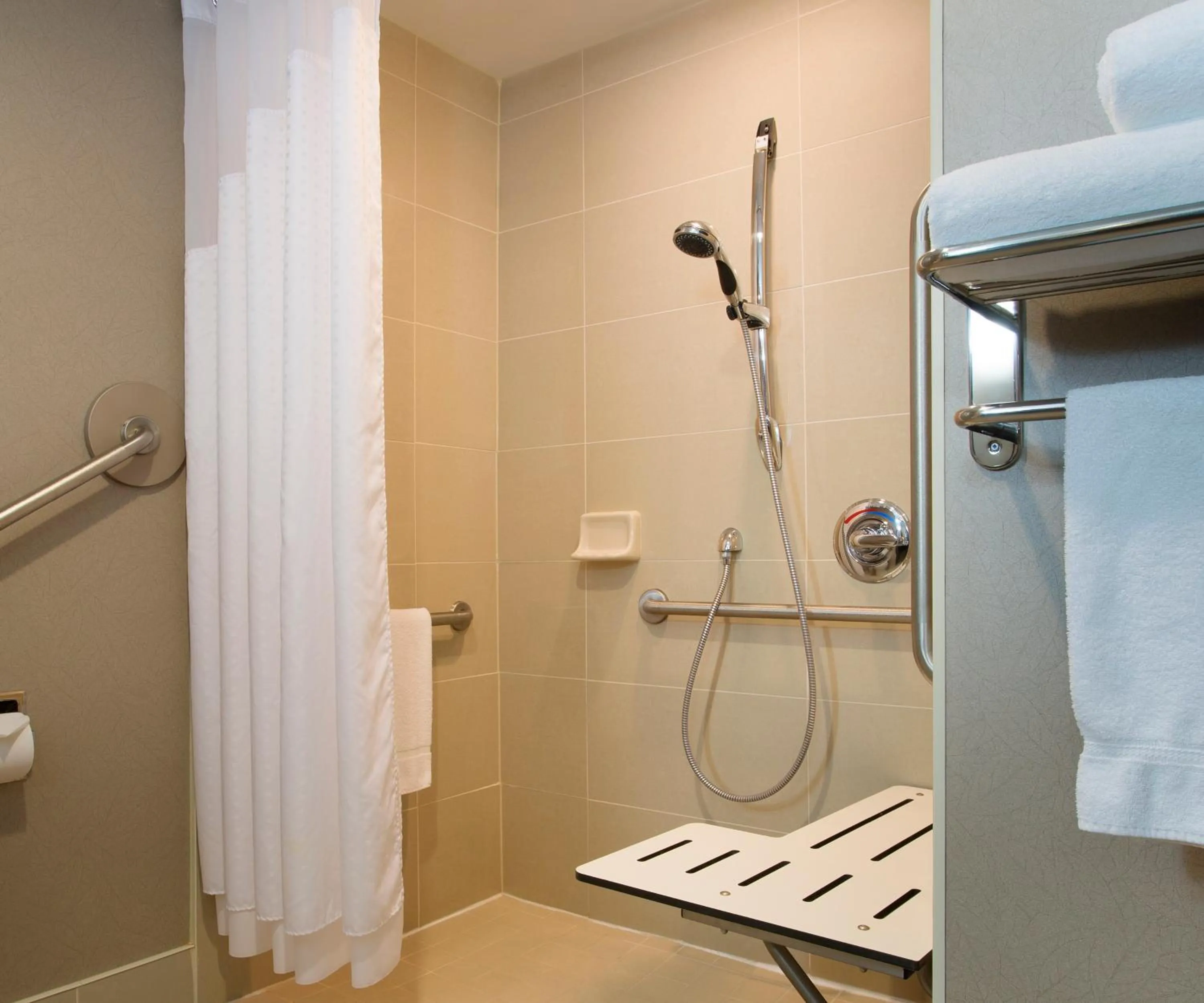 Standard King Room with Mobility Accessible Roll-In Shower in Holiday Inn Express & Suites Ottawa West - Nepean by IHG