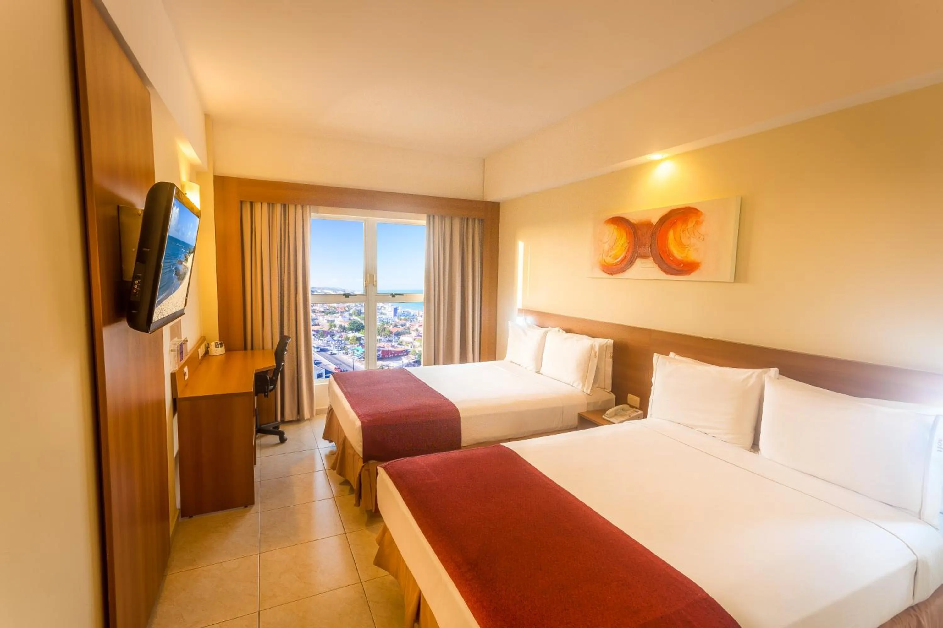 Standard Room with Two Double Beds in Praiamar Express Hotel