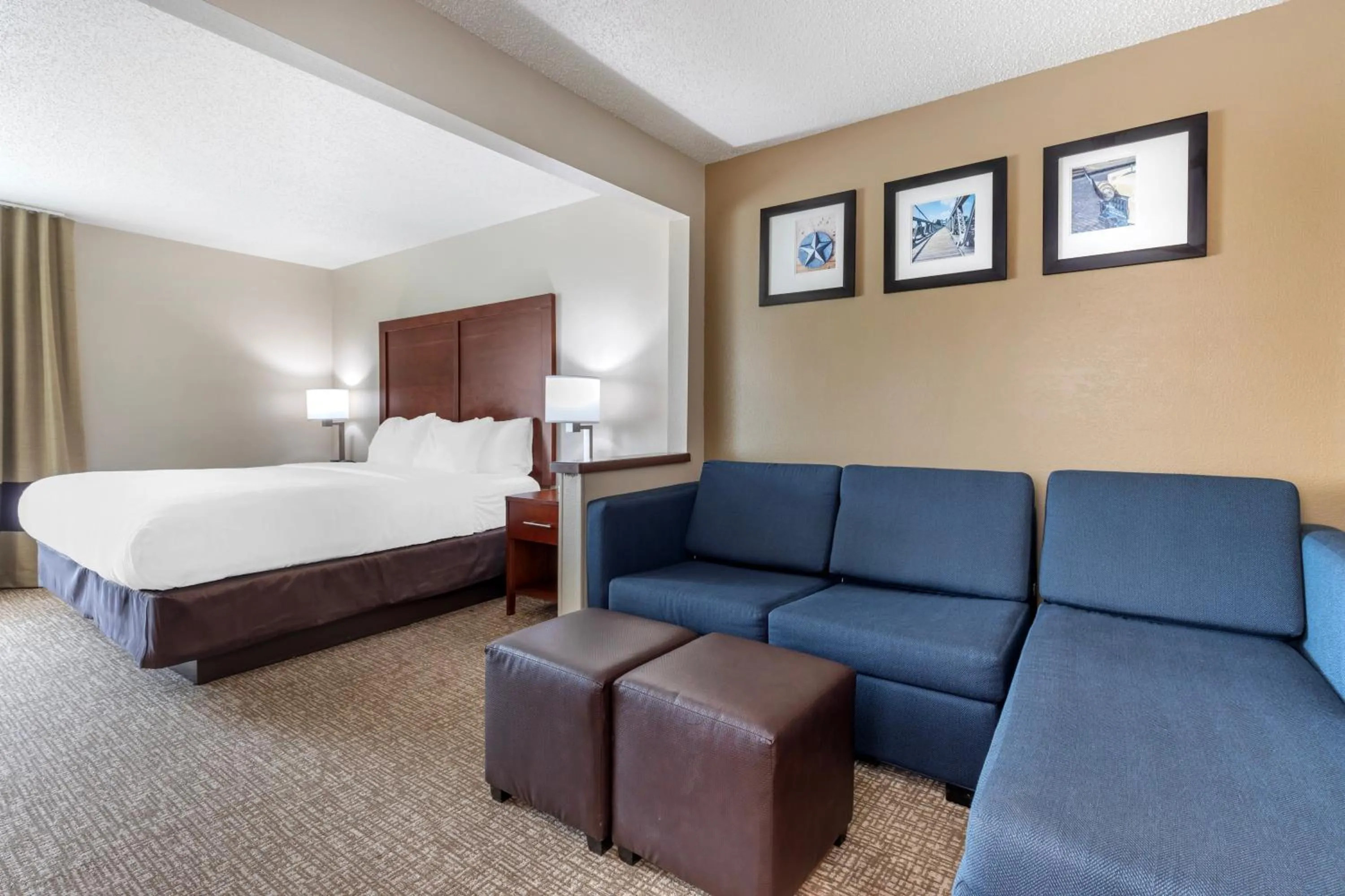 King Suite with Sofa Bed - Non-Smoking in Comfort Inn & Suites Temple - Medical Center