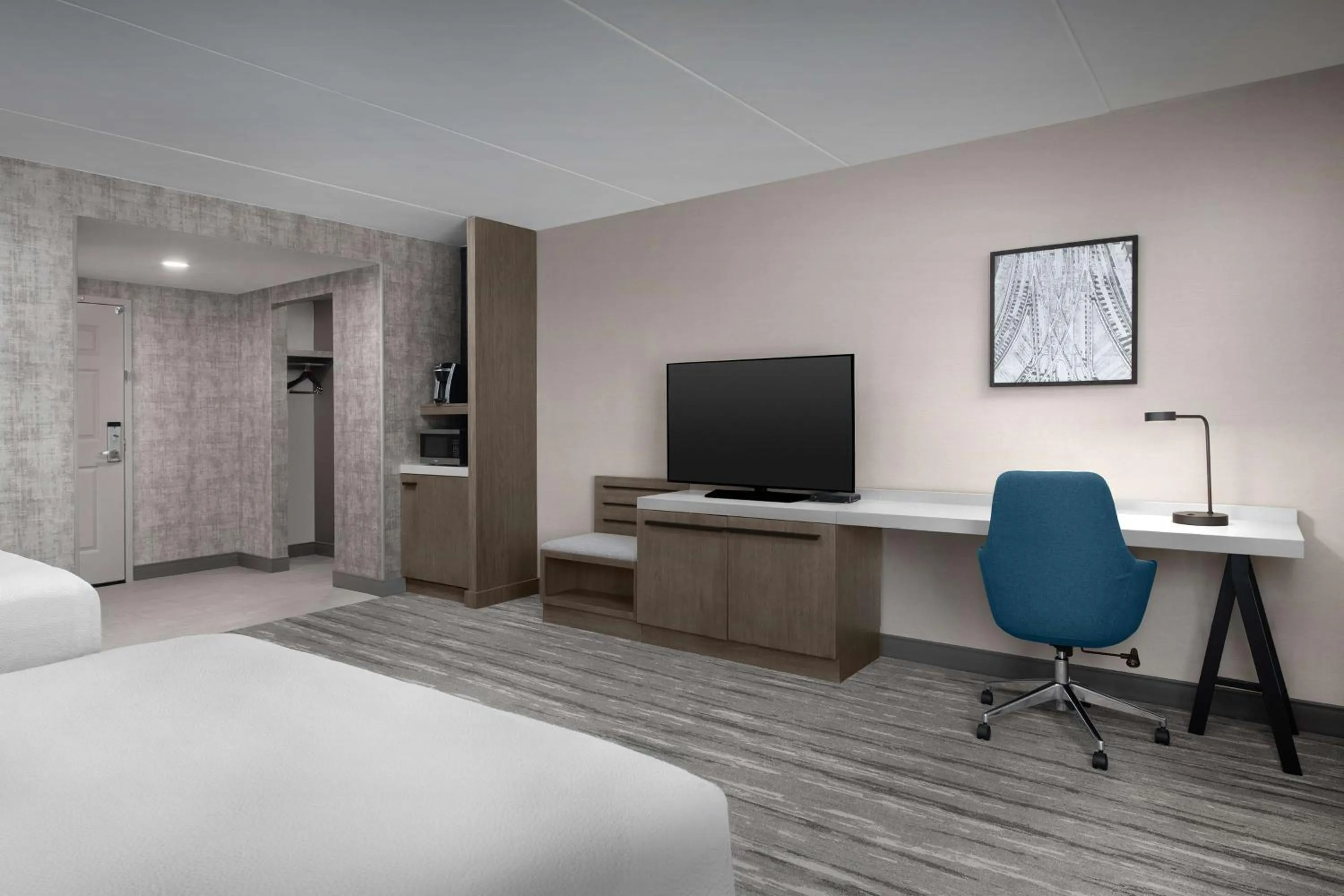 Deluxe Queen Room with Two Queen Beds - Hearing Accessible in Hilton Garden Inn West Lafayette Wabash Landing