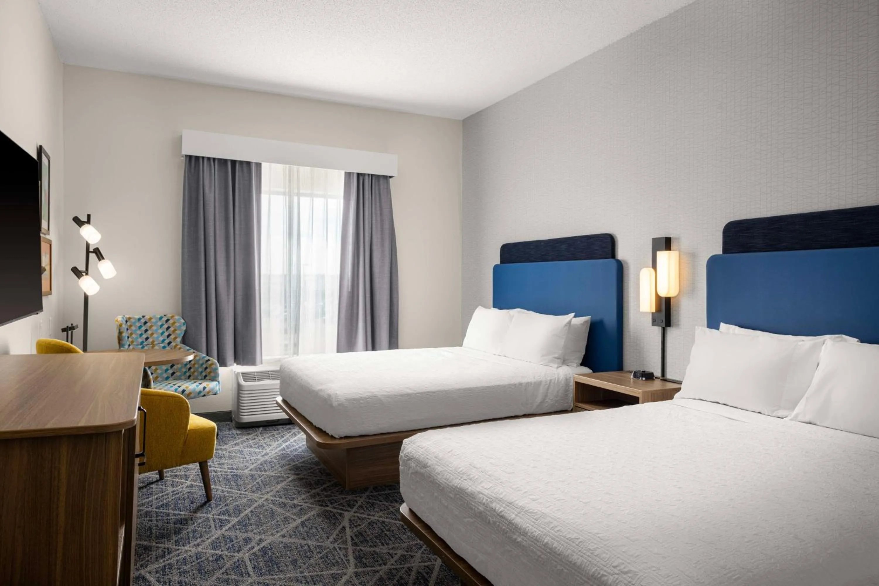 Room with Two Queen Beds - Non-Smoking in Hampton Inn & Suites Moline-Quad City Int'l Aprt